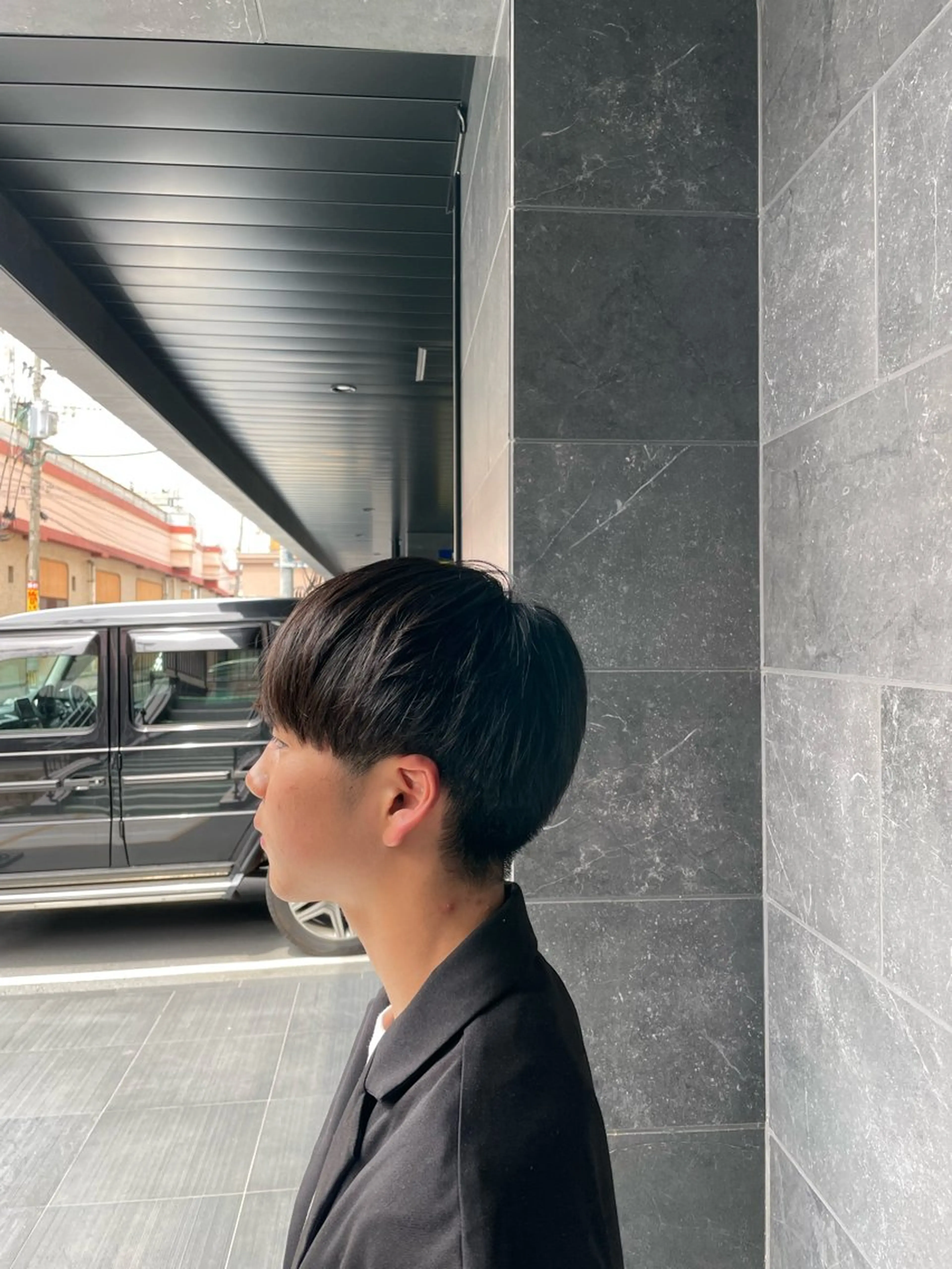メンズ 遠藤 健登のヘアスタイル