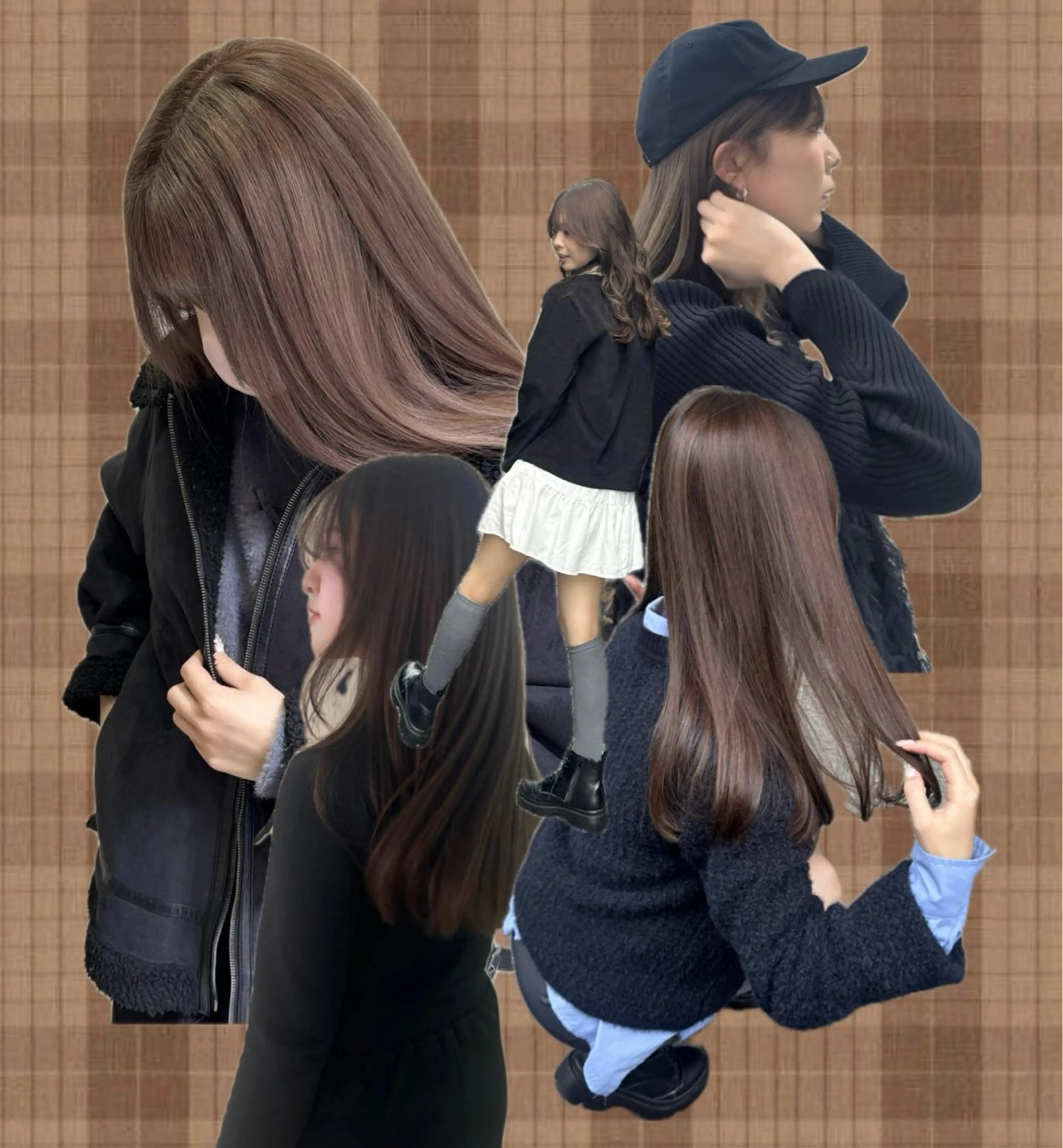 ミディアム ヘアカラー トリートメント カラー特化型美容師 保住のヘアスタイル