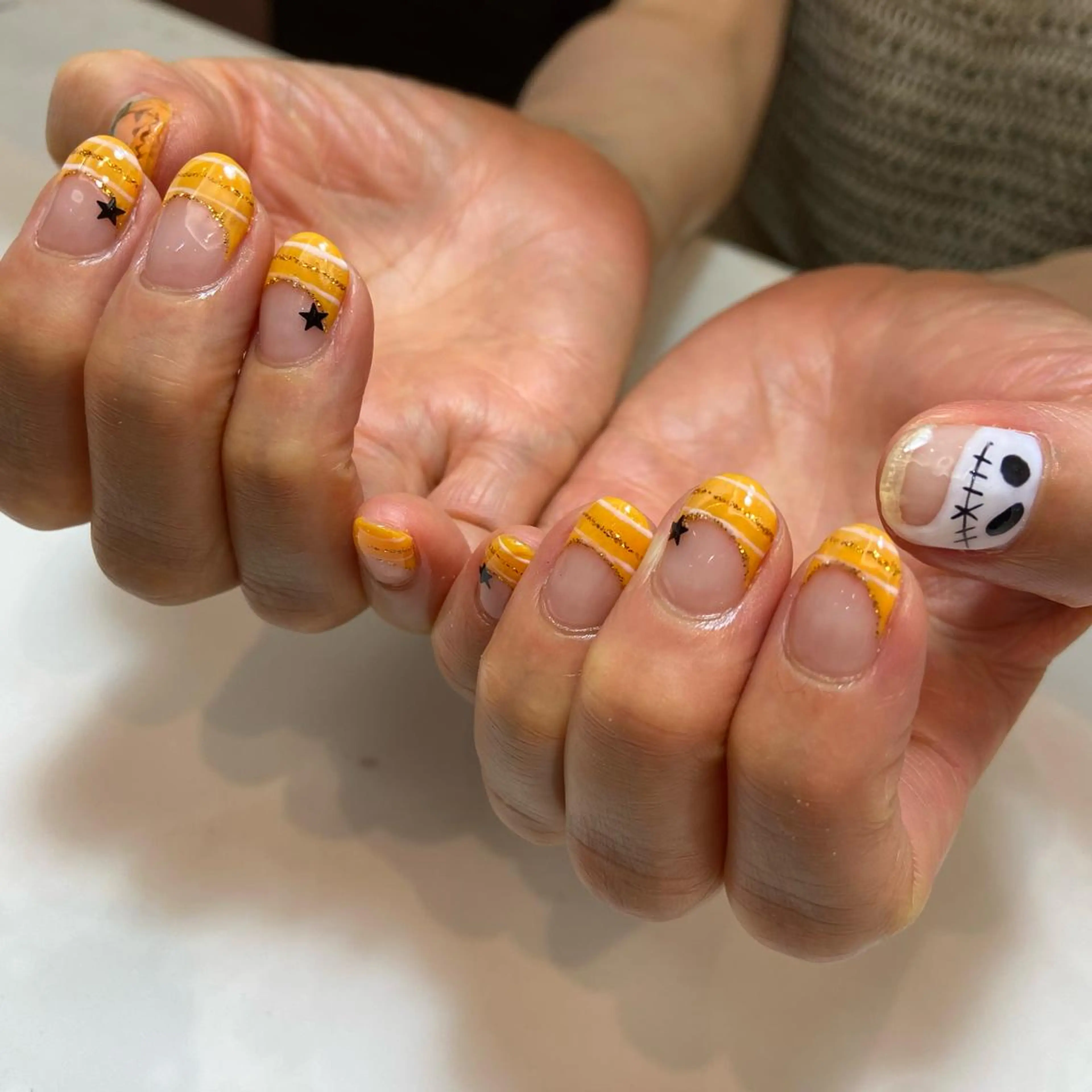 ネイル ハロウィン Minion所属・北浦和minion YUKIのマツエク・マツパデザイン