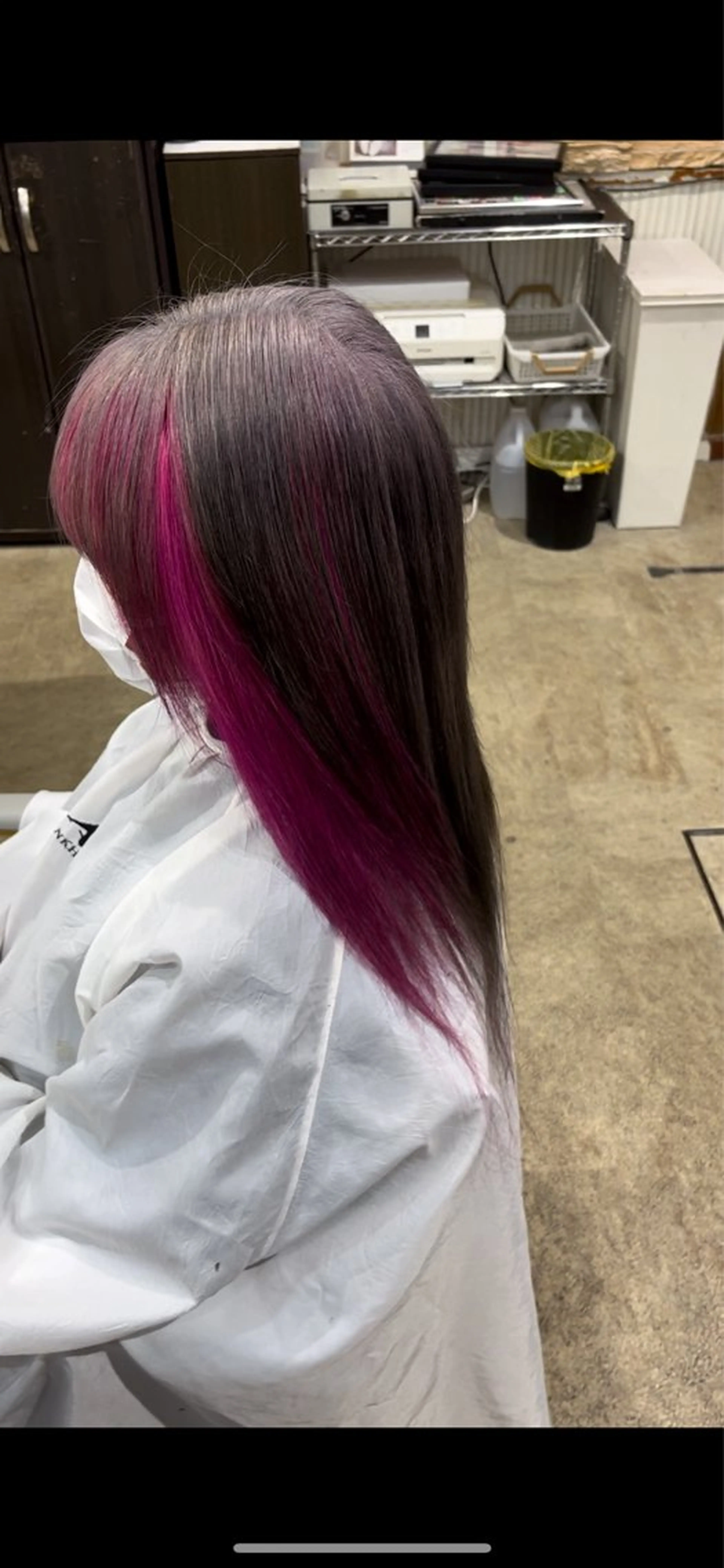 セミロング カラー ヘアカラー アンククロス池袋所属・アンククロス あいりのヘアスタイル