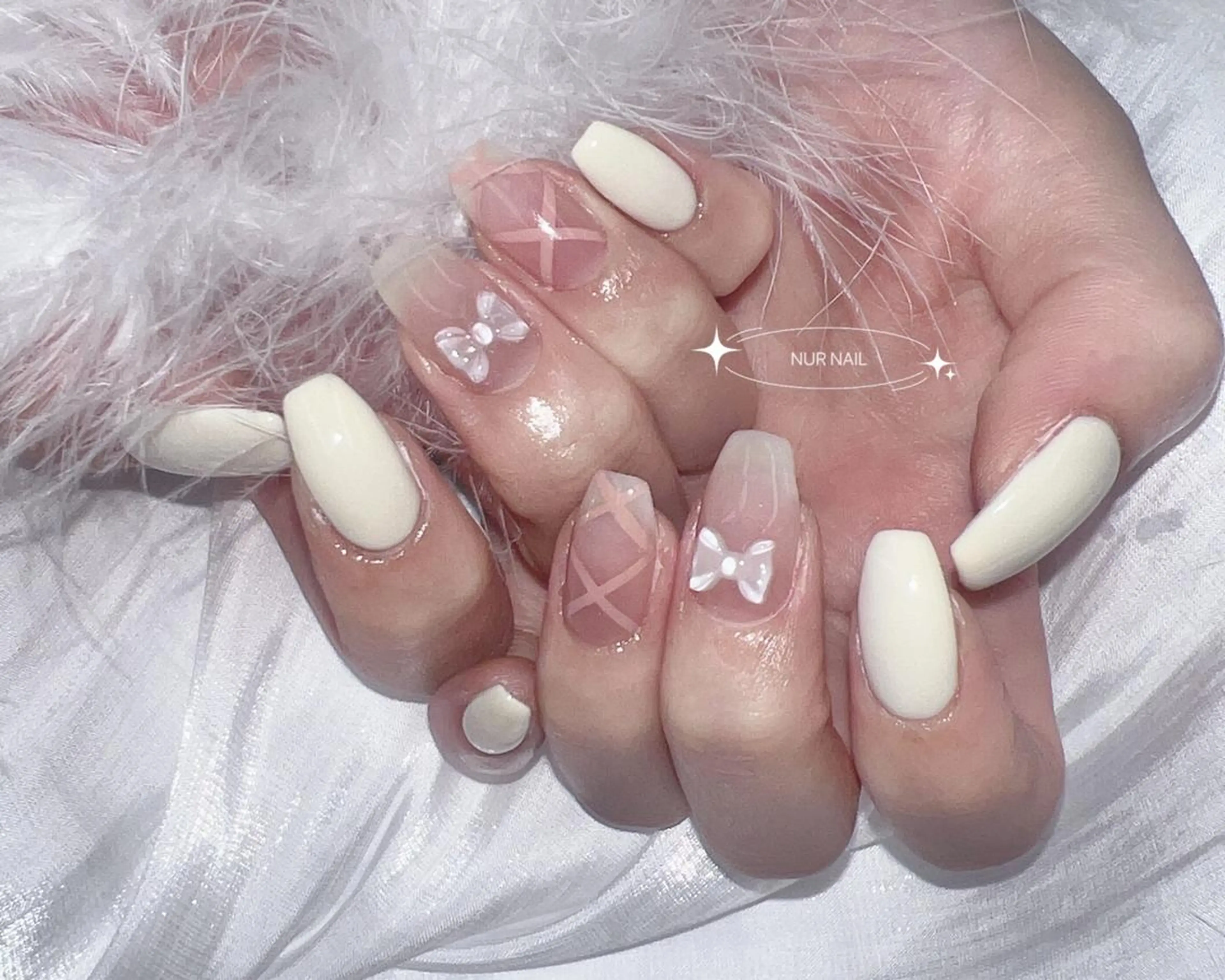 ネイル ハンドネイル ハンドケア RINA 🤍のネイルデザイン