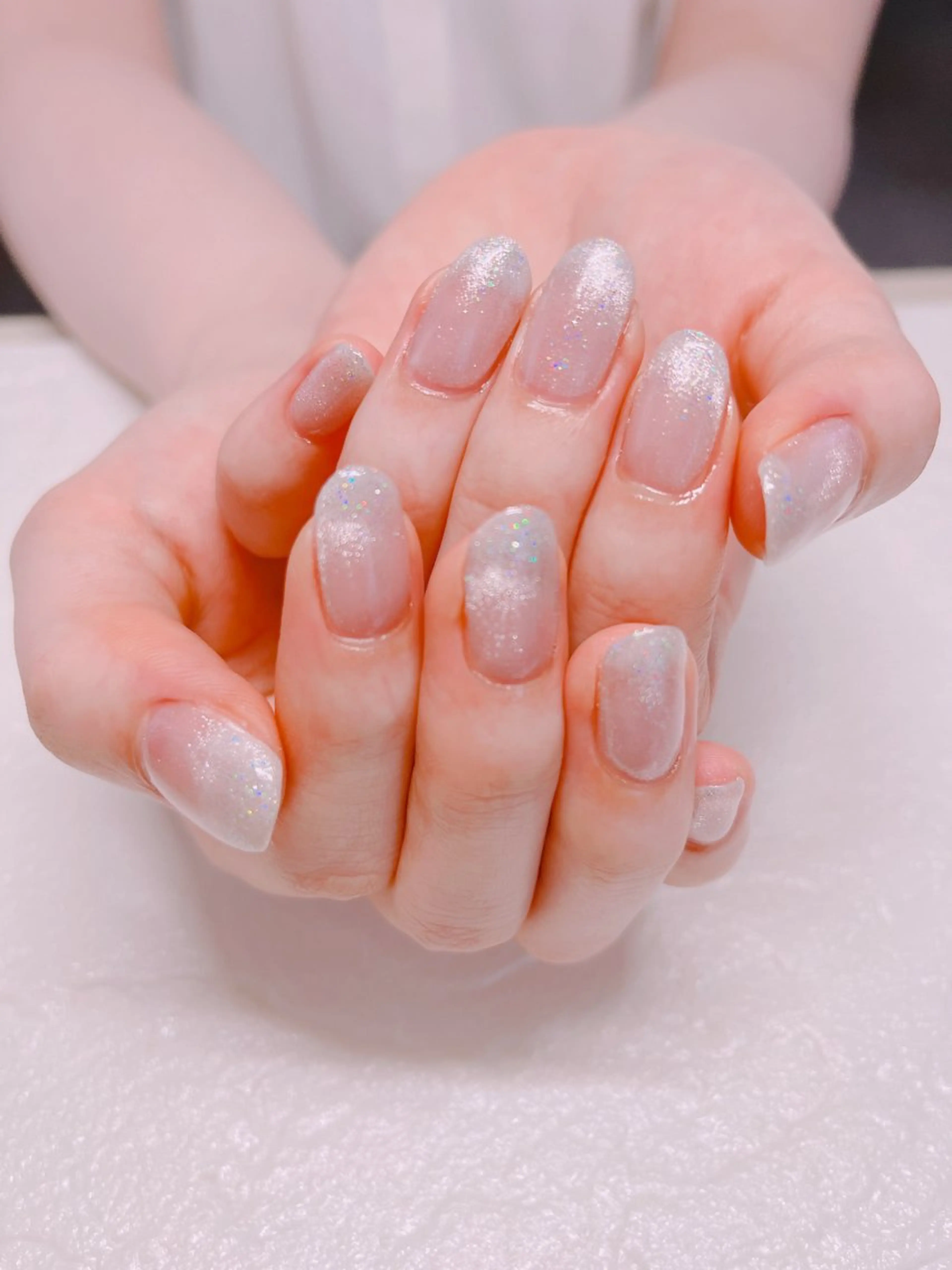 ネイル キラキラネイル マグネットネイル happiness nailのネイルデザイン