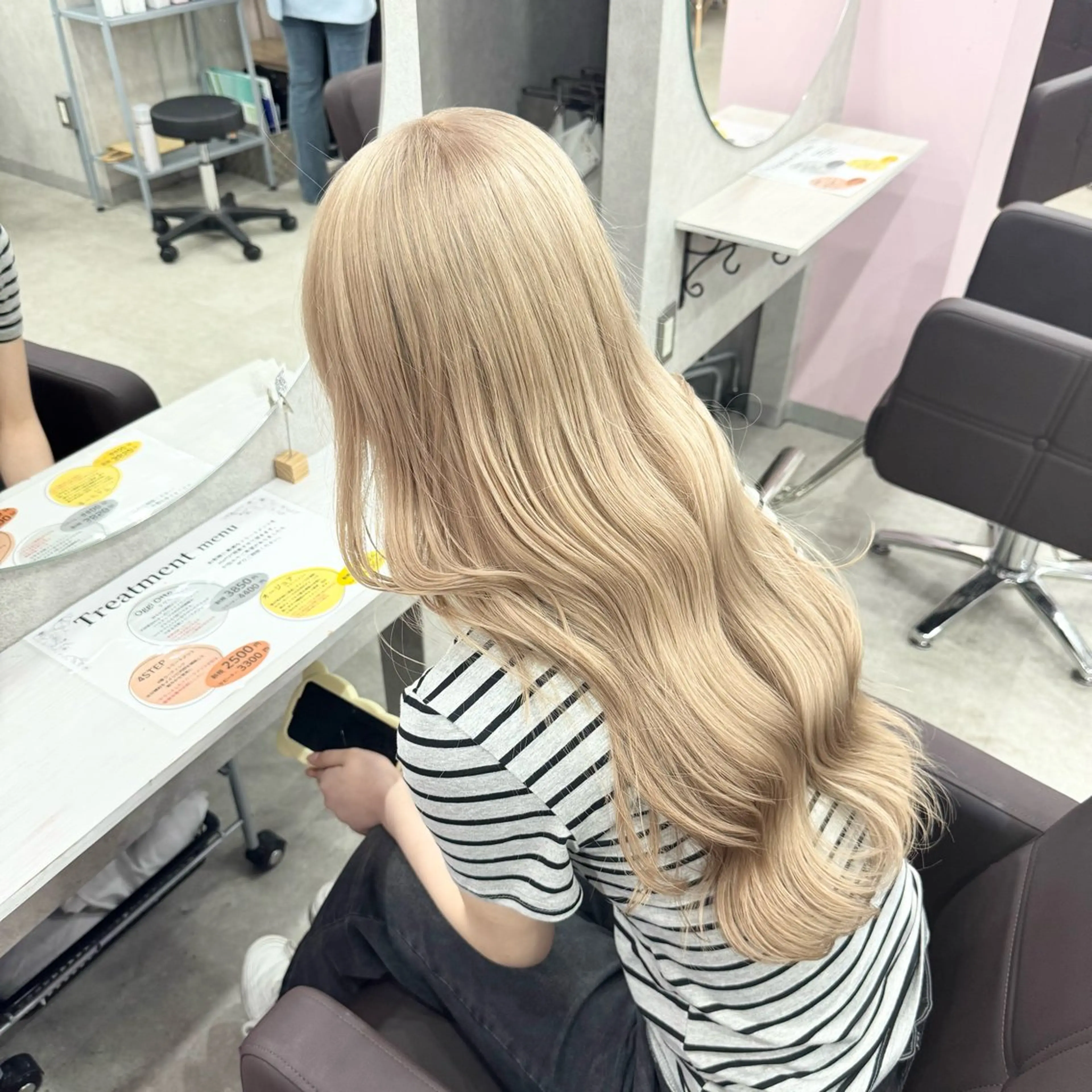 カラー ヘアカラー トリートメント ヘアセット ピンク率90%🎀× 肌映えカラー小川新大のヘアスタイル