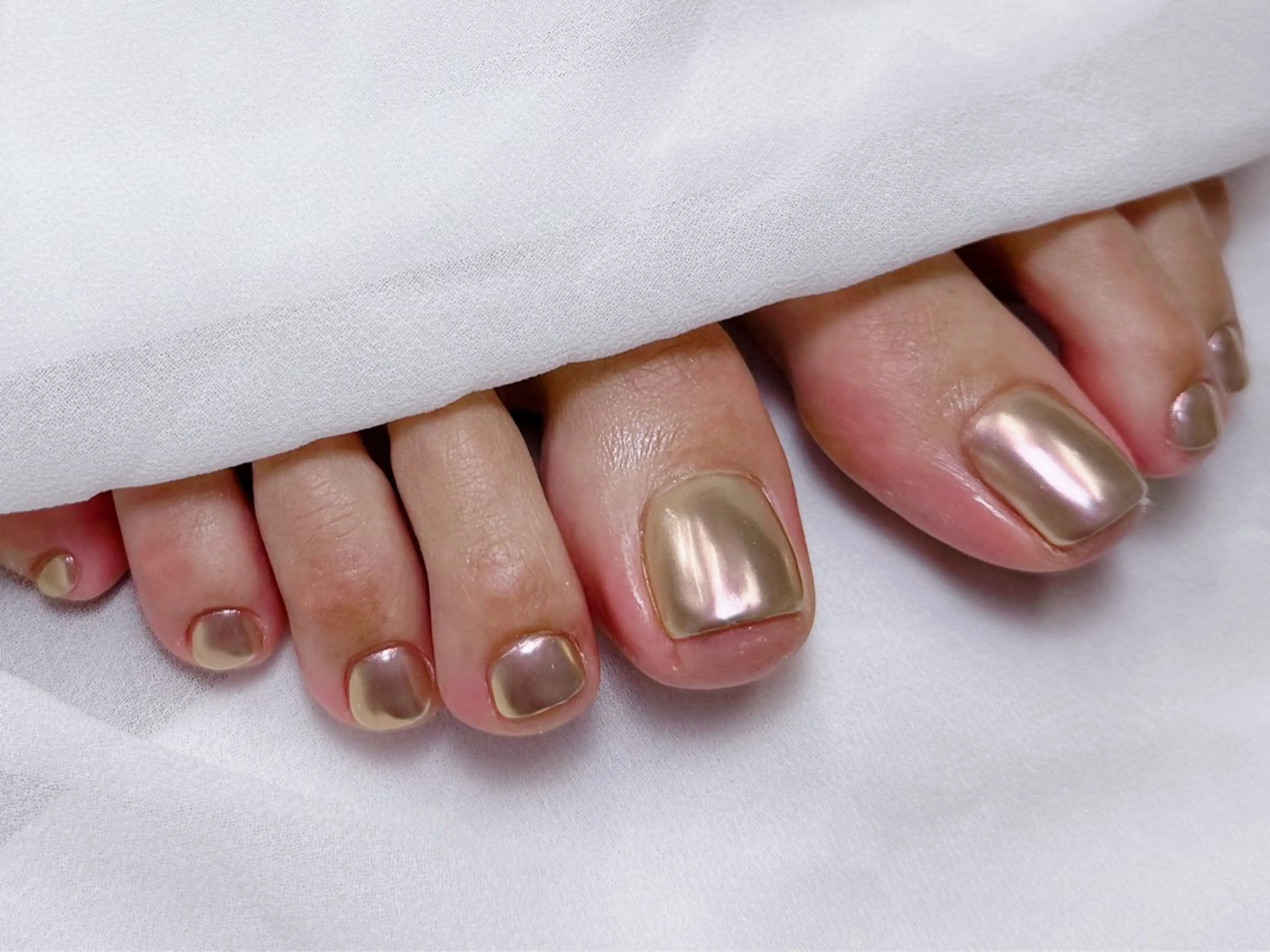 ネイル フットネイル Shimmer Risaのネイルデザイン