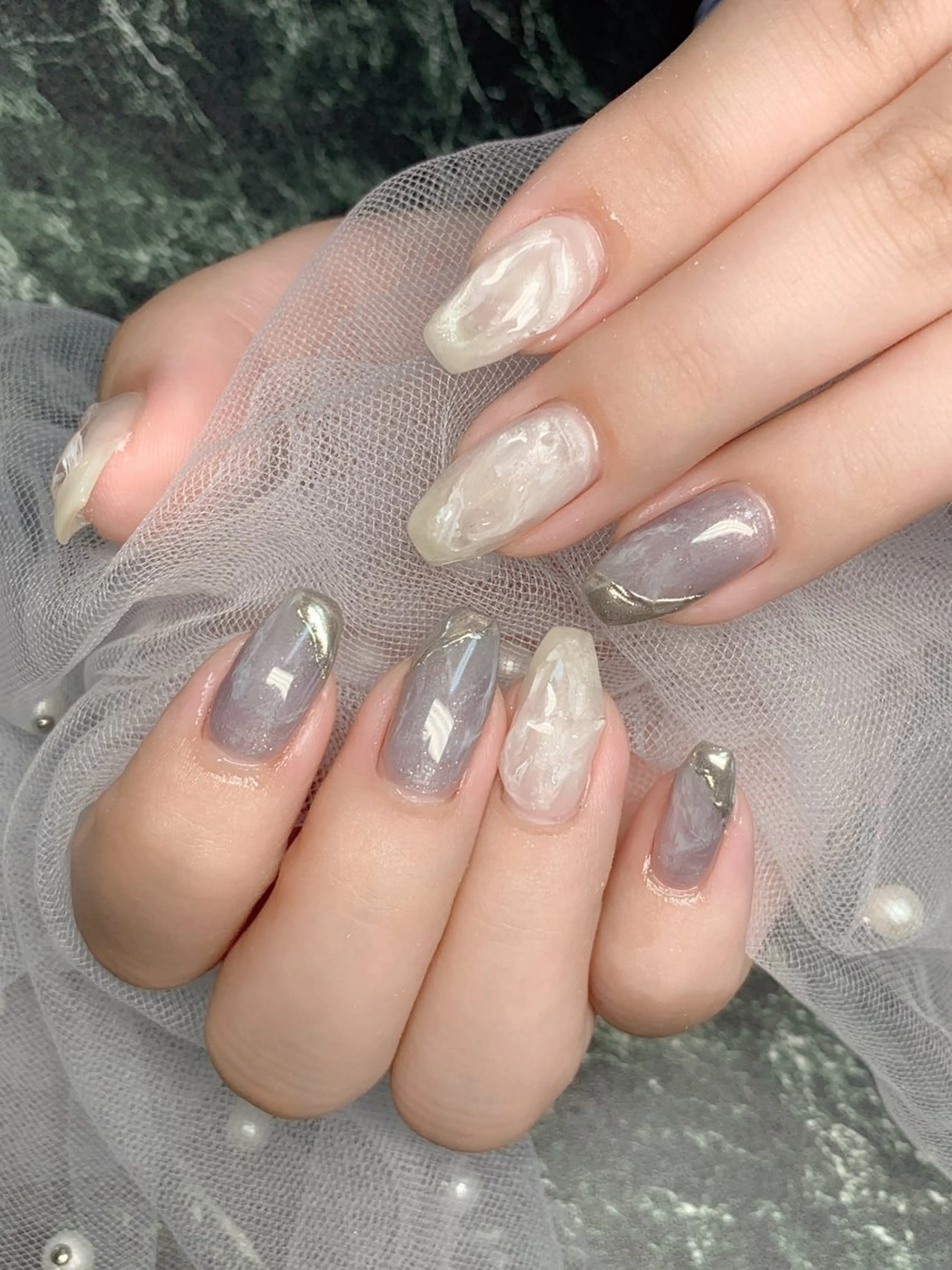 ネイル ハンドネイル 💅ネイルハウス🏡 🎀TOMO🎀のネイルデザイン
