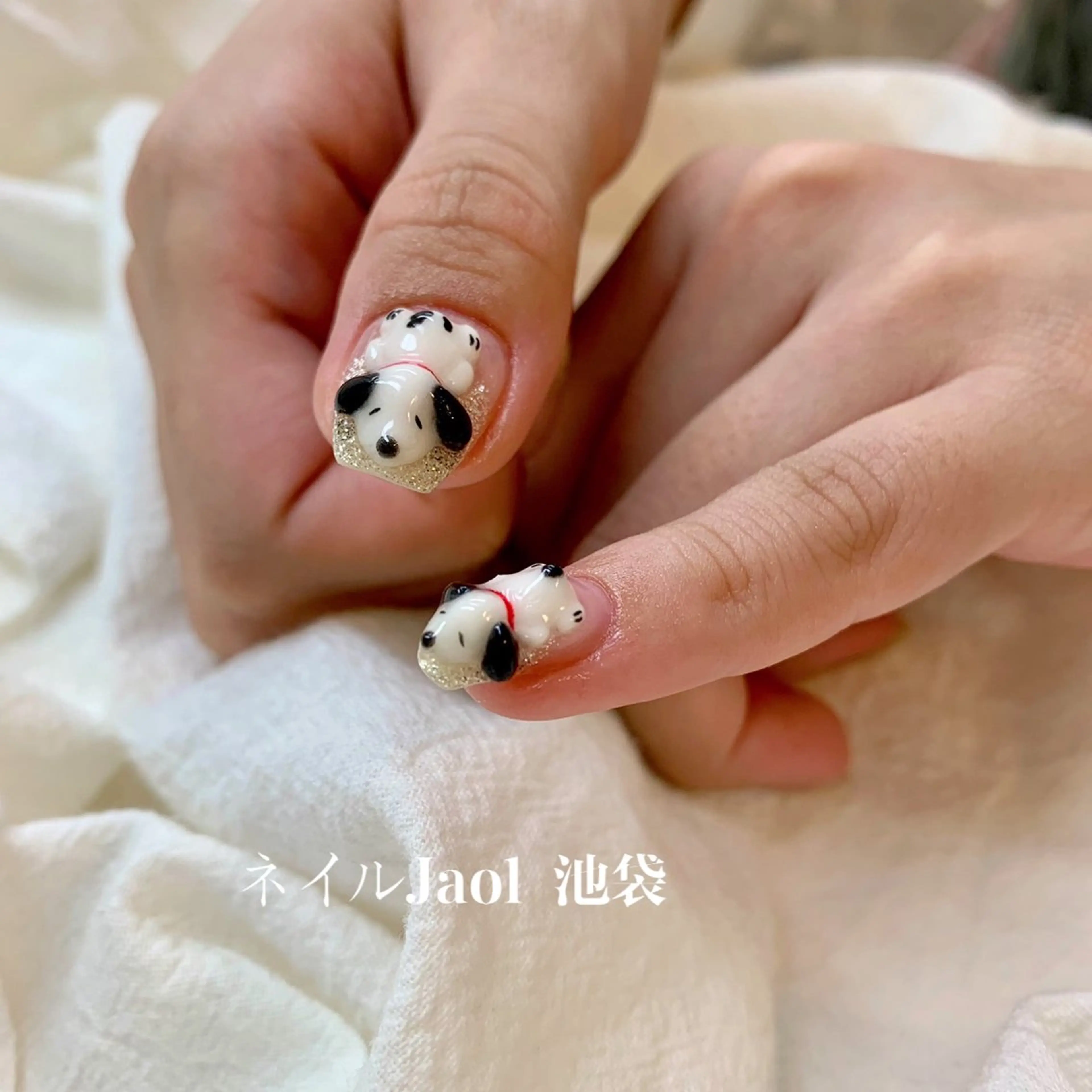 ミディアム ハンドネイル nail jaol池袋店所属・ネイルJaol 池袋のネイルデザイン