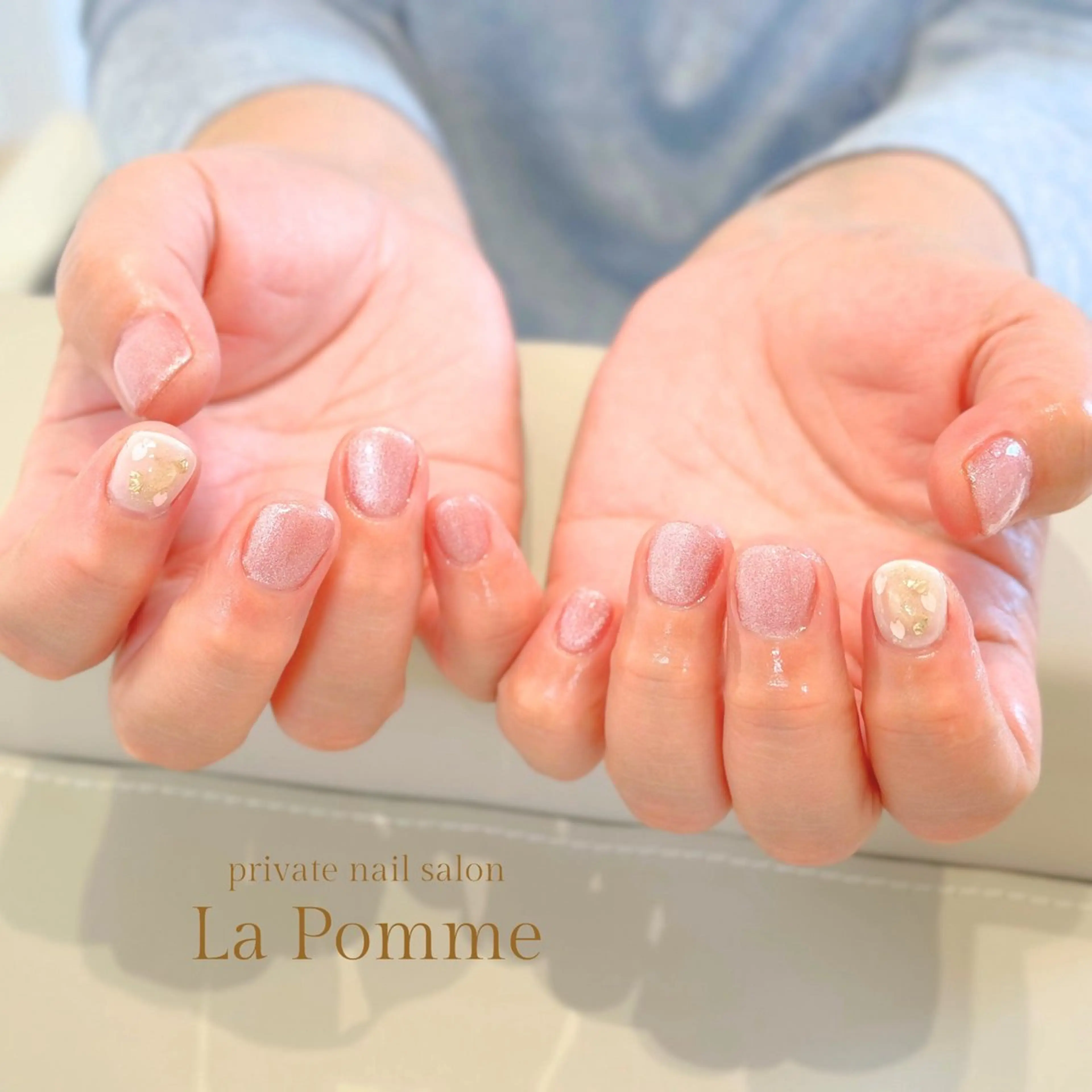 ネイル ハンドネイル nail salon La Pommeのネイルデザイン