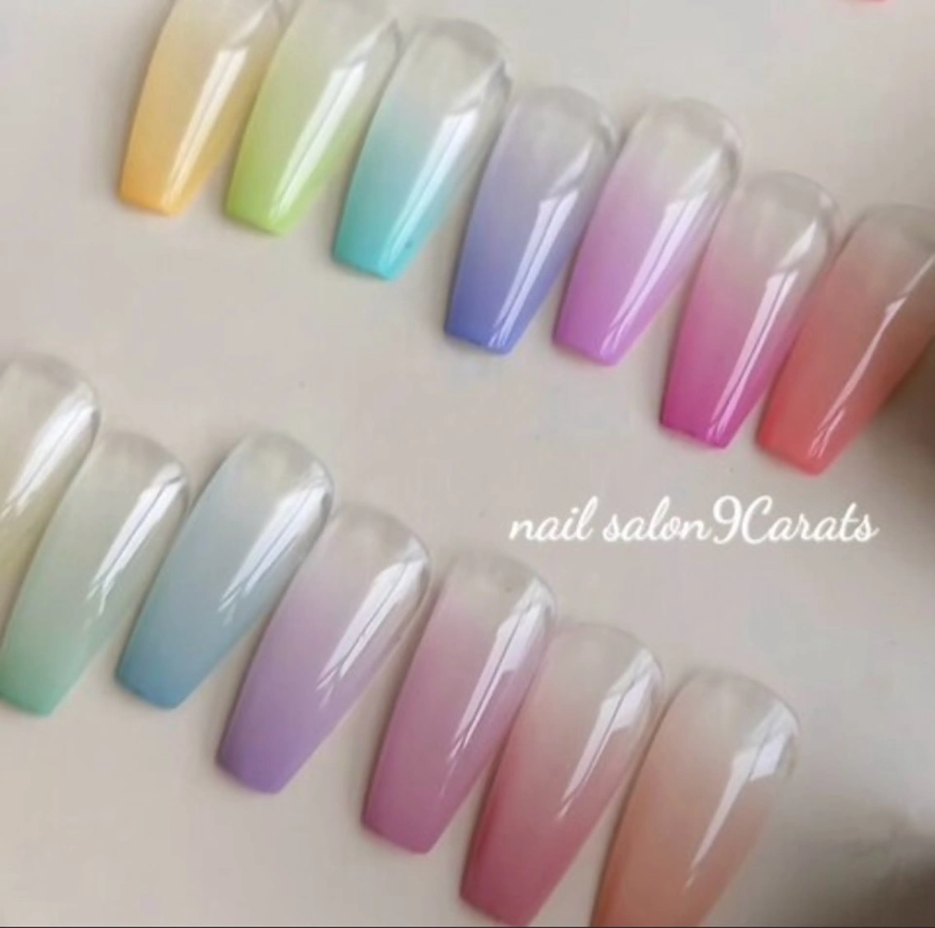 💅ジュニアネイリスト💗大人上品カラーグラ·ベビーブーマーコース【新規オフ無料】💅ハンドネイルの写真