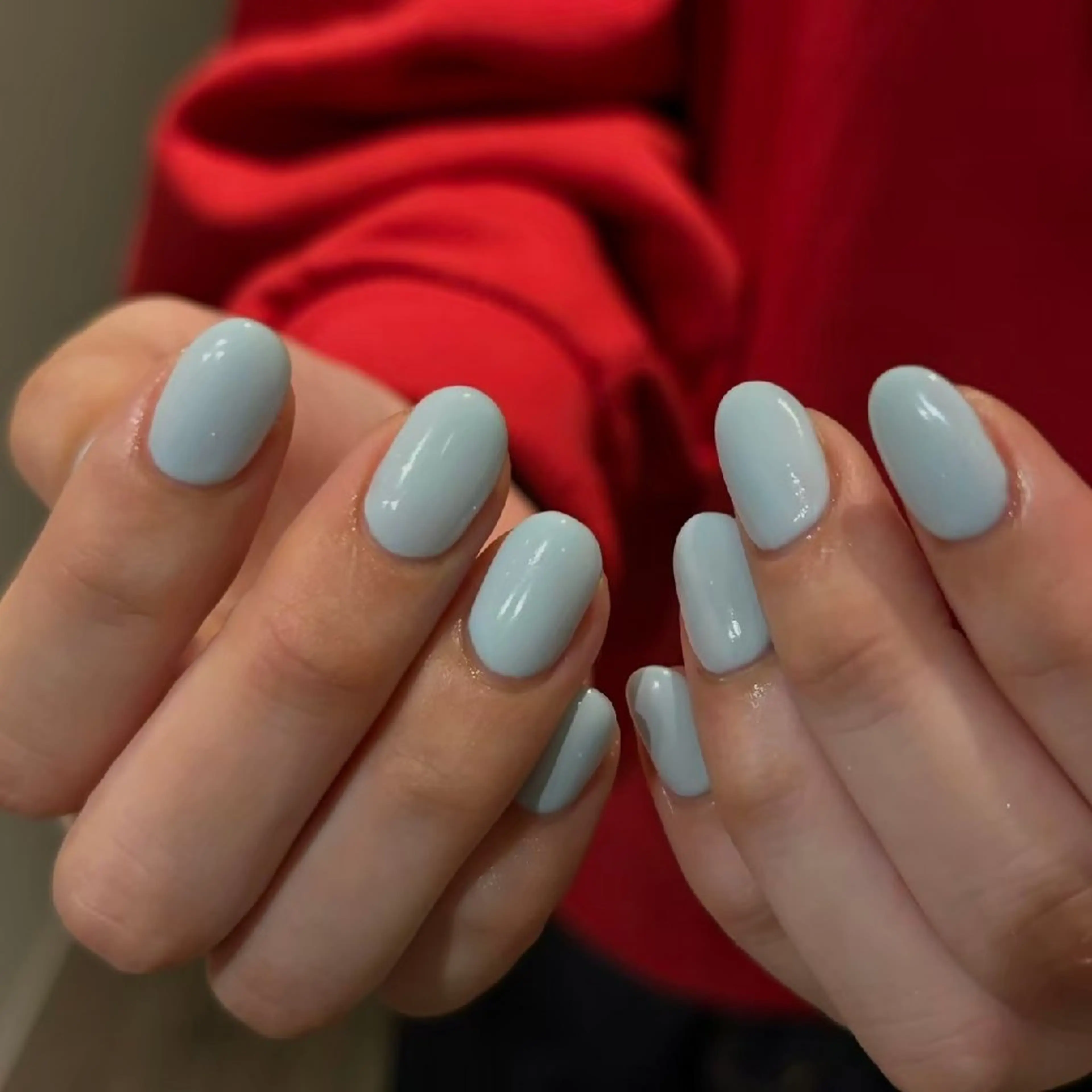 ネイル ワンカラーネイル REJOUIR 網干🪼のネイルデザイン