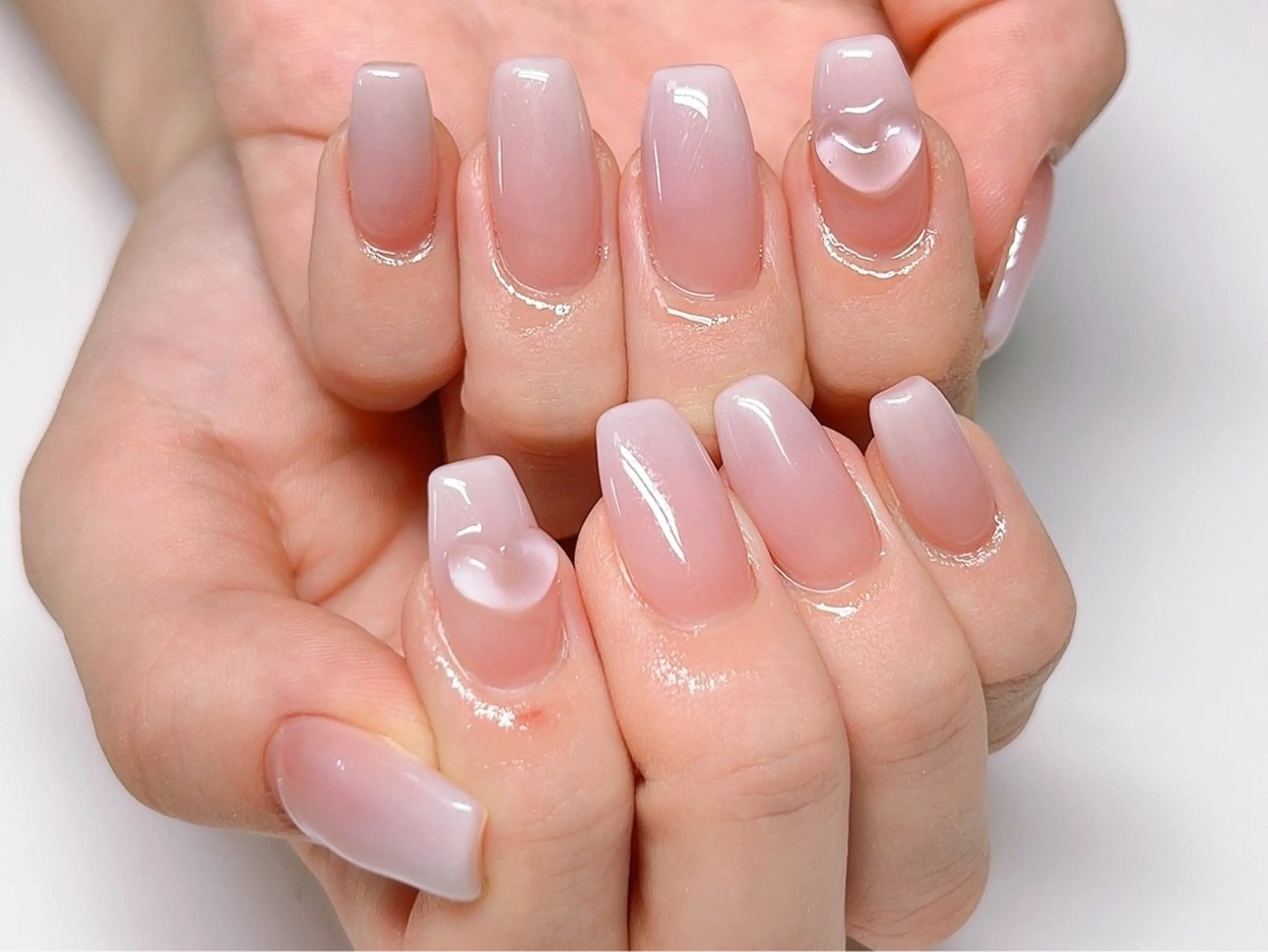 ネイル クリアネイル 成人式 フラッシュネイル フットネイル フレンチネイル 💫KASUMI 💅のネイルデザイン