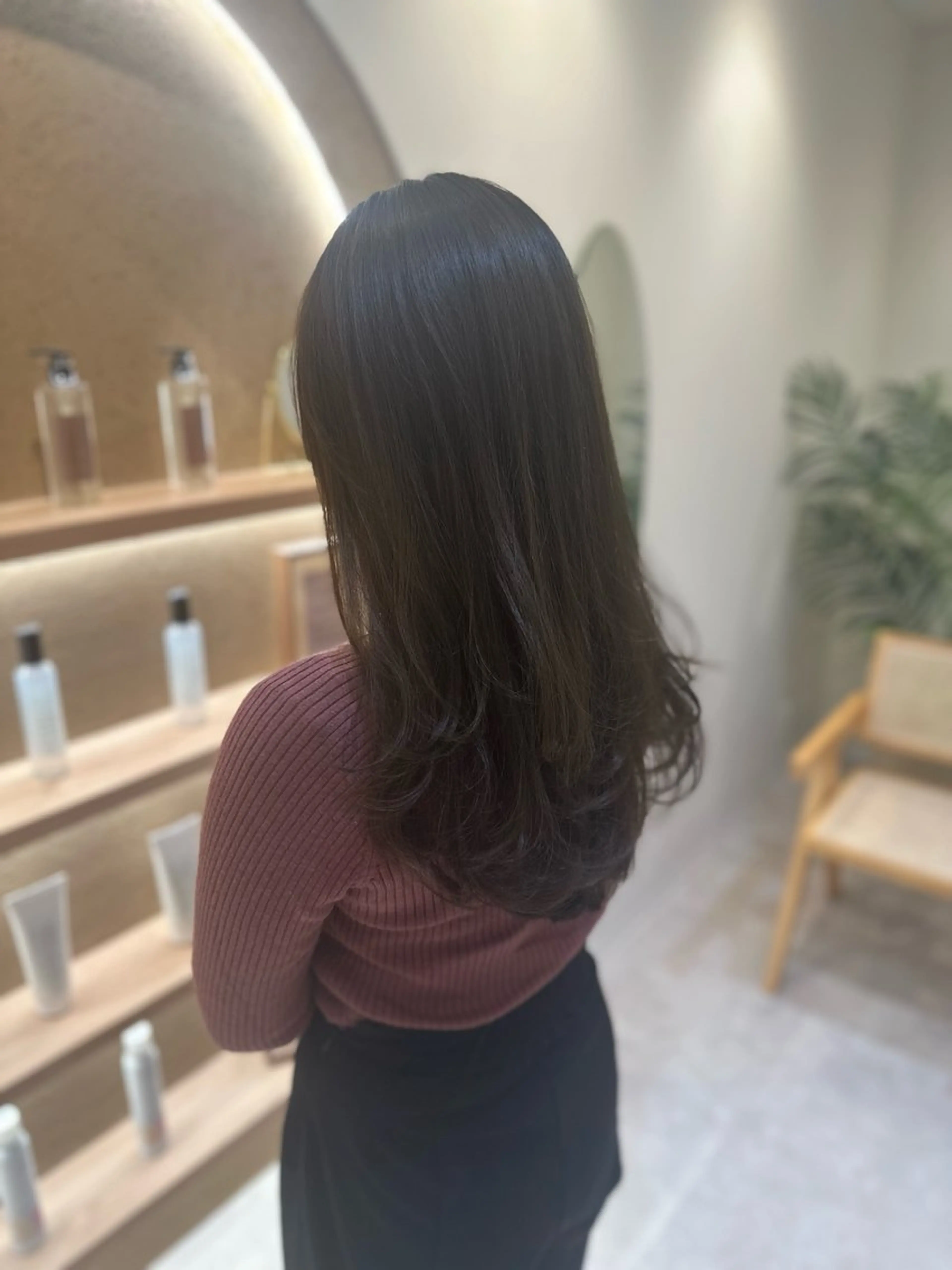 ロング カット ヘアカラー トリートメント 縮毛矯正/髪質改善 レイヤー/山内健太郎のヘアスタイル