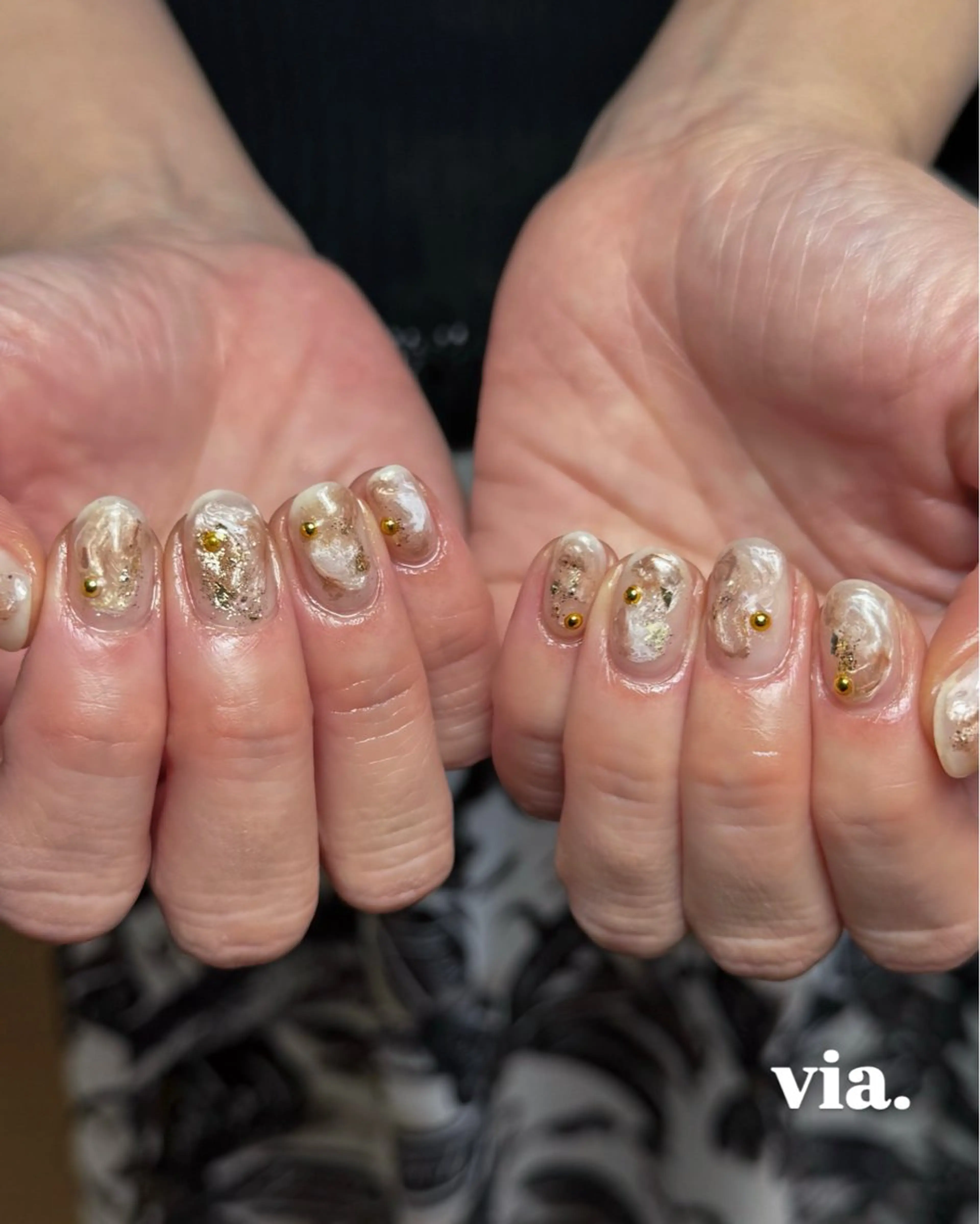 ネイル ハンドネイル via nailのネイルデザイン