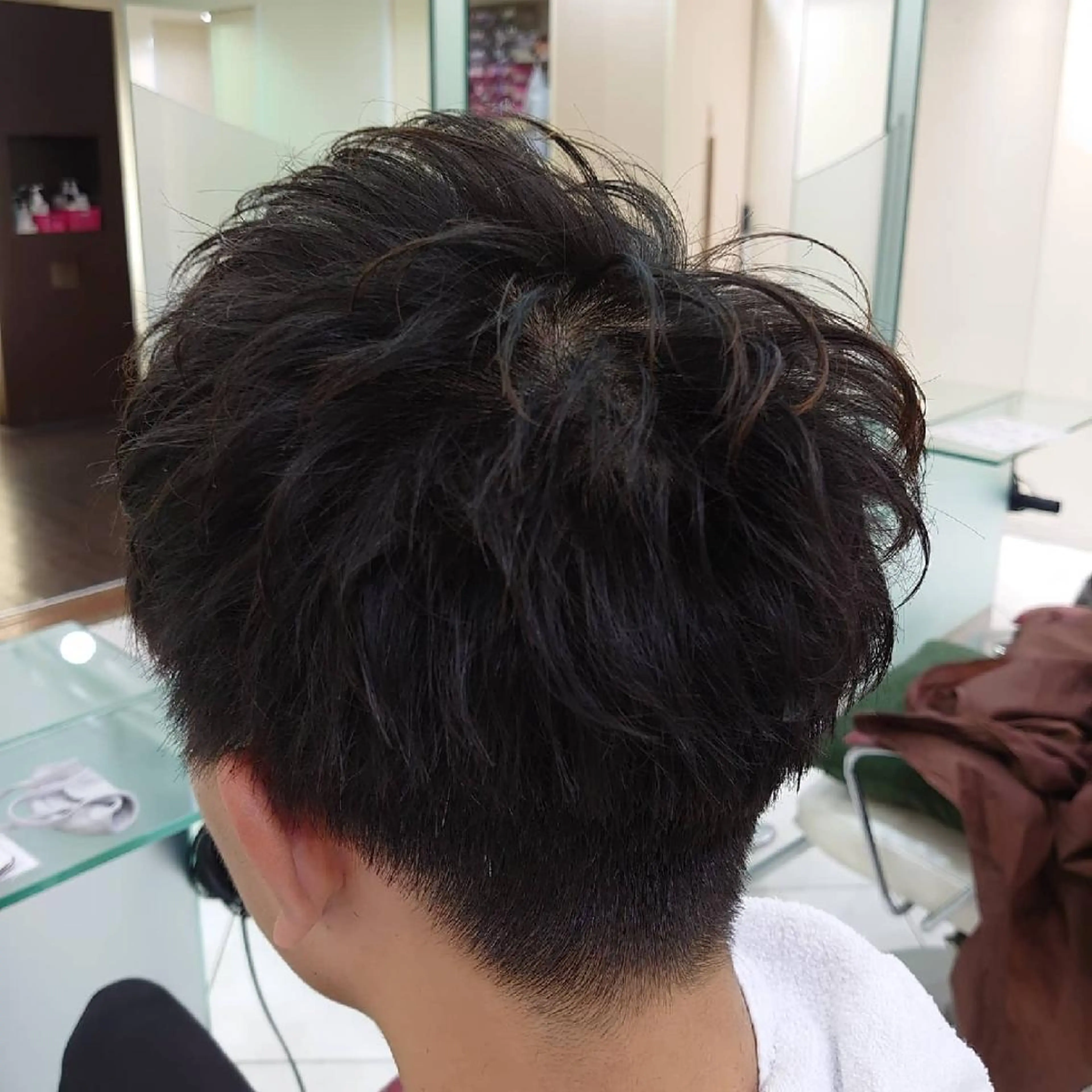 ショート パーマ メンズ メンズパーマ ショートヘア 🐺一ノ瀬 凌 / デザインウルフ🐺のヘアスタイル