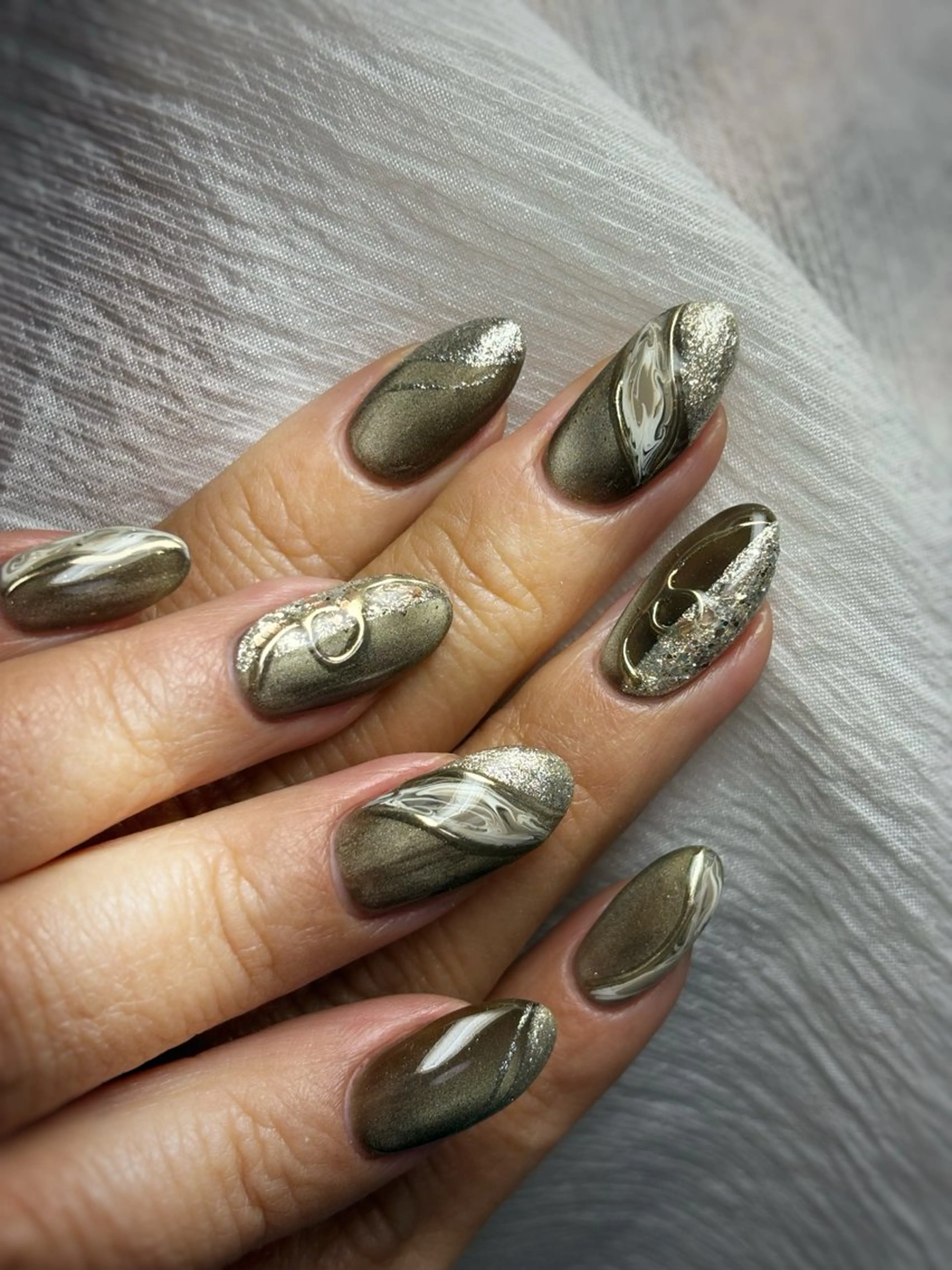 ネイル マグネットネイル ハンドネイル nail ayacaのネイルデザイン