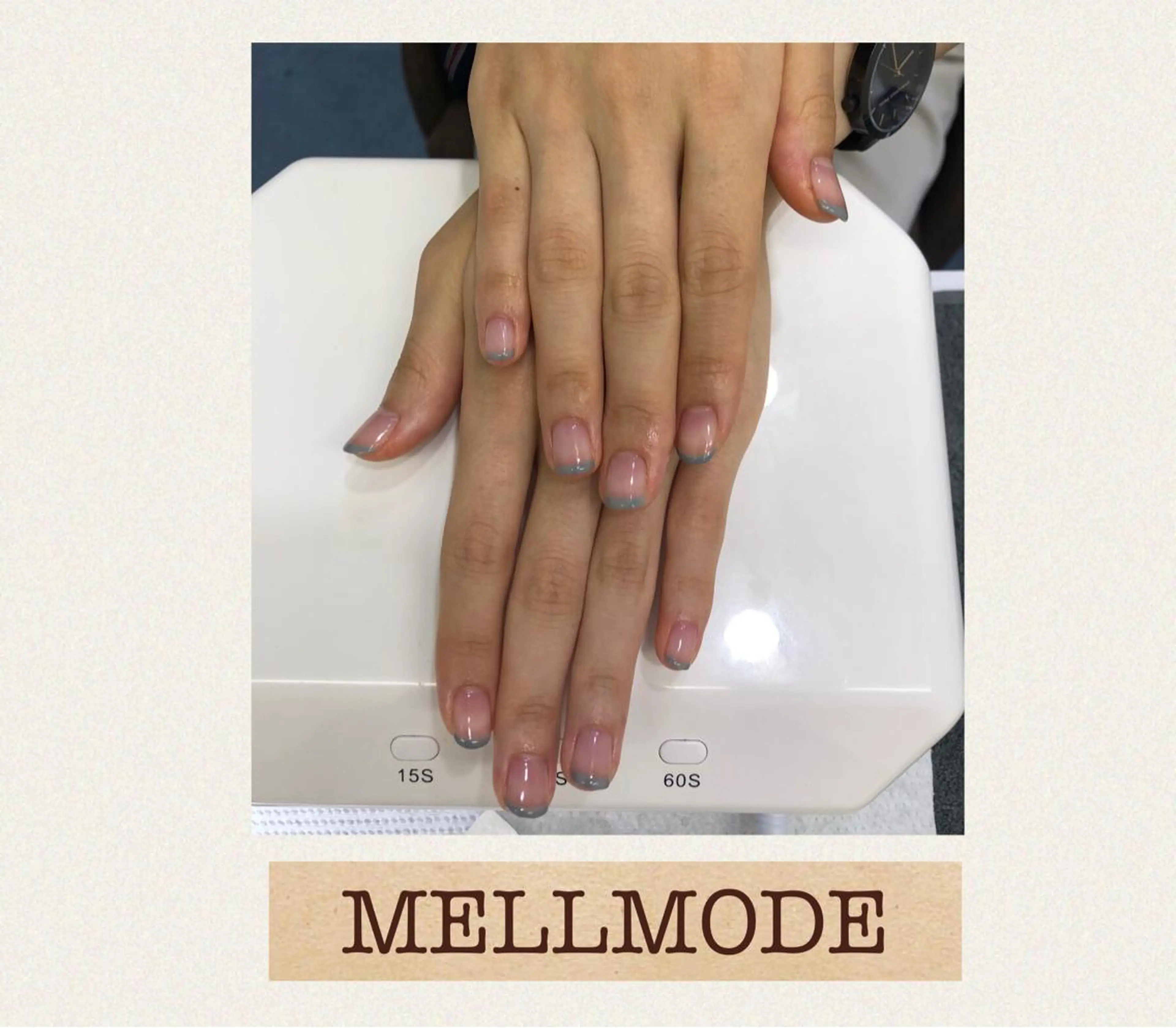 ネイル クリアネイル フレンチネイル ジェルネイル ハンドネイル MELLMODE所属・Nakano Kanaのネイルデザイン