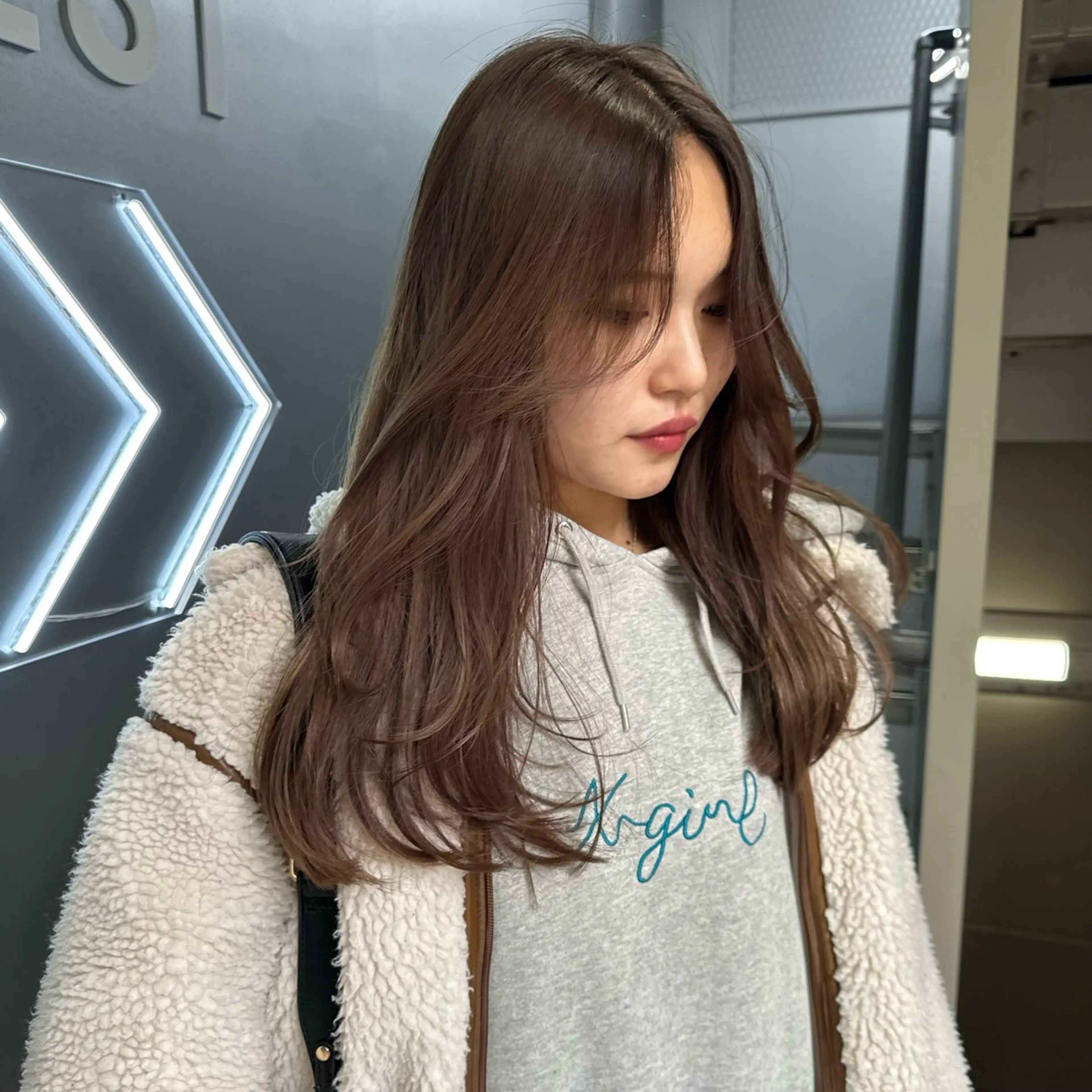 ロング カラー 透明感/レイヤー カット🎀マコのヘアスタイル