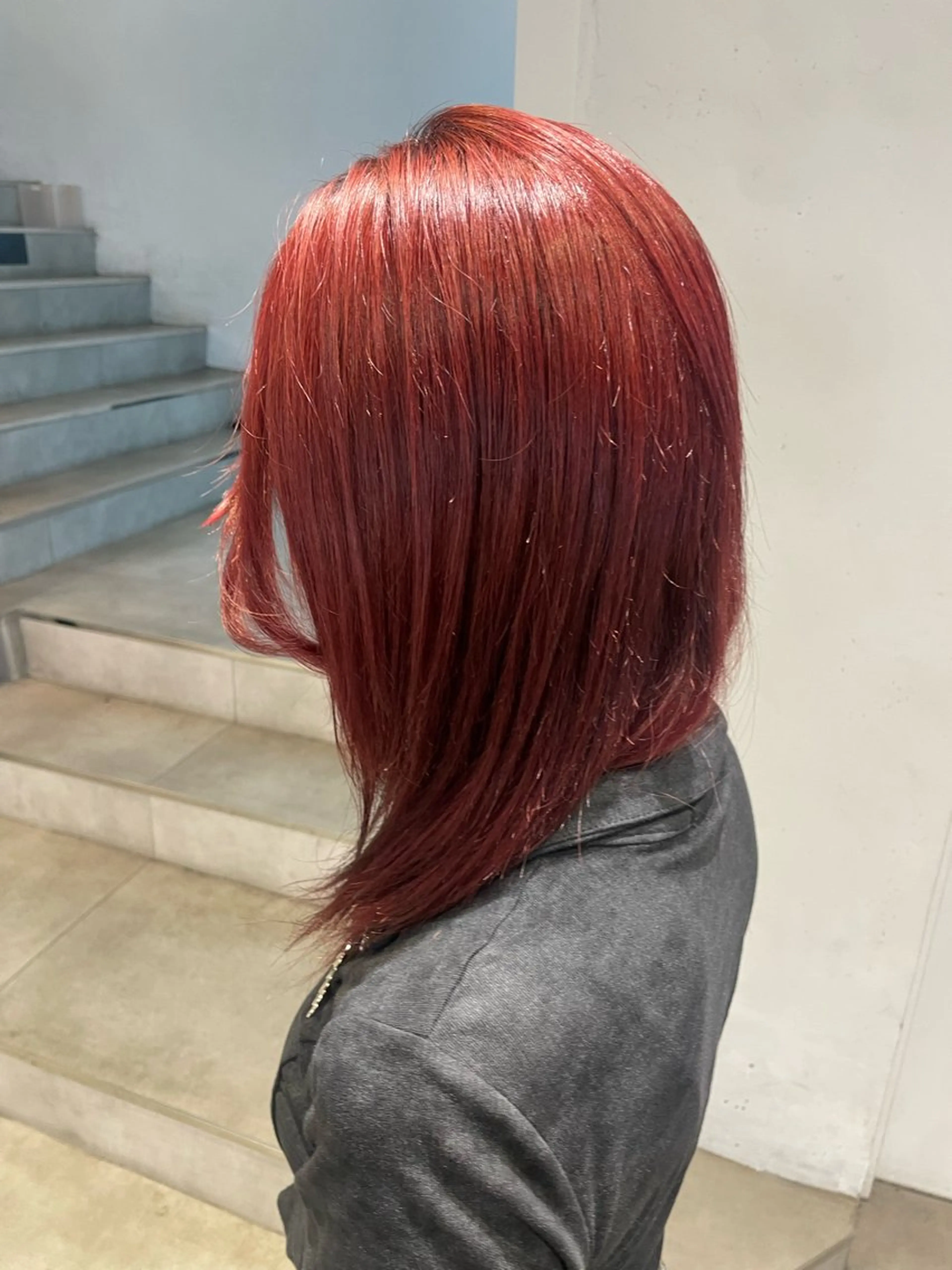 カラー カット ヘアカラー ハッシュレイヤー/ ハイトーン/senaのヘアスタイル