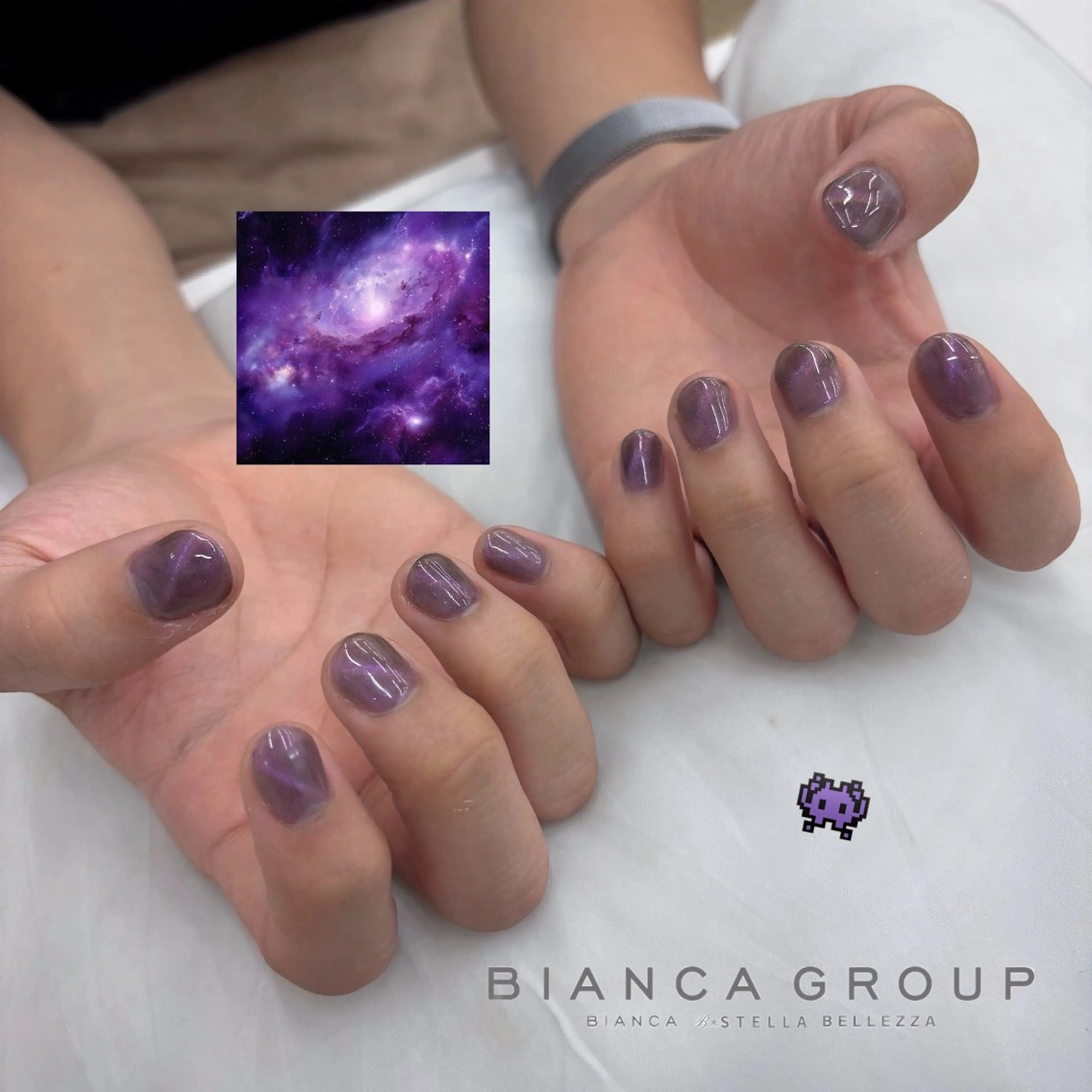 ネイル ハンドネイル Bianca 原 苺花のネイルデザイン