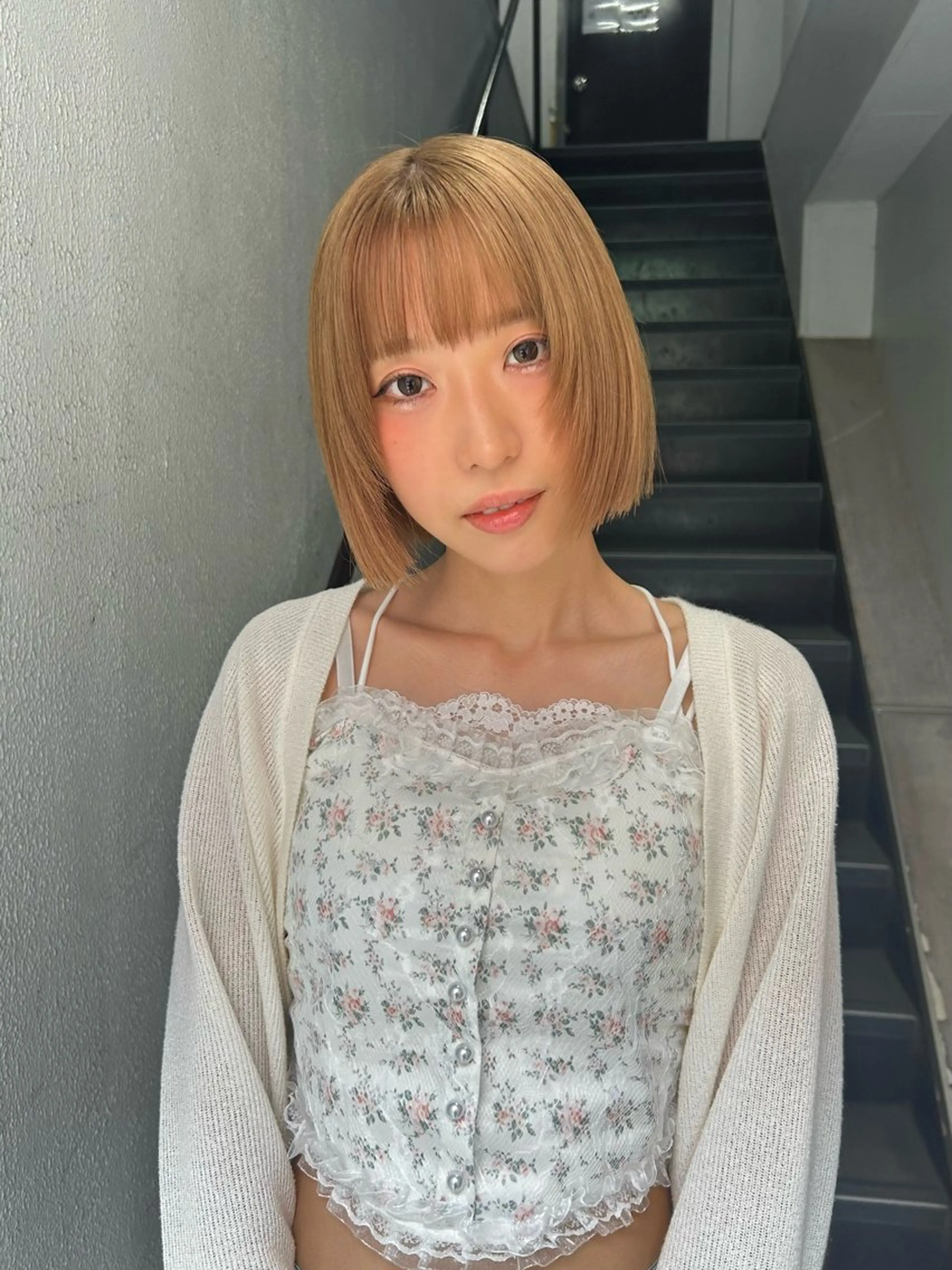 ショート Sora/レイヤー/ 似合わせカラー🤎のヘアスタイル