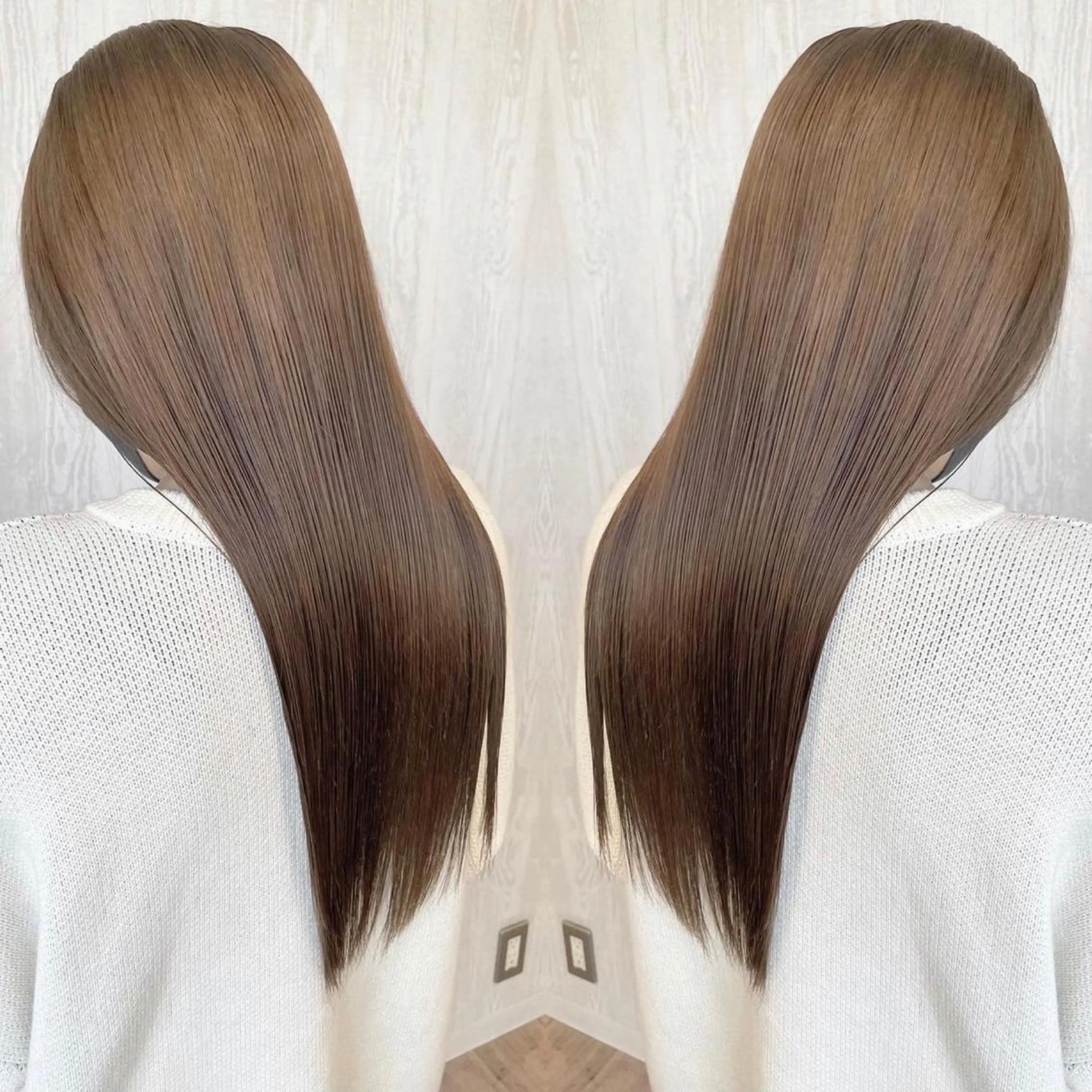 ロング カラー アッシュ 透明感カラー グラデーションカラー 外国人風カラー レイヤーカット ヘアカラー トリートメント 河合秀明/ショート /ボブ/レイヤーのヘアスタイル