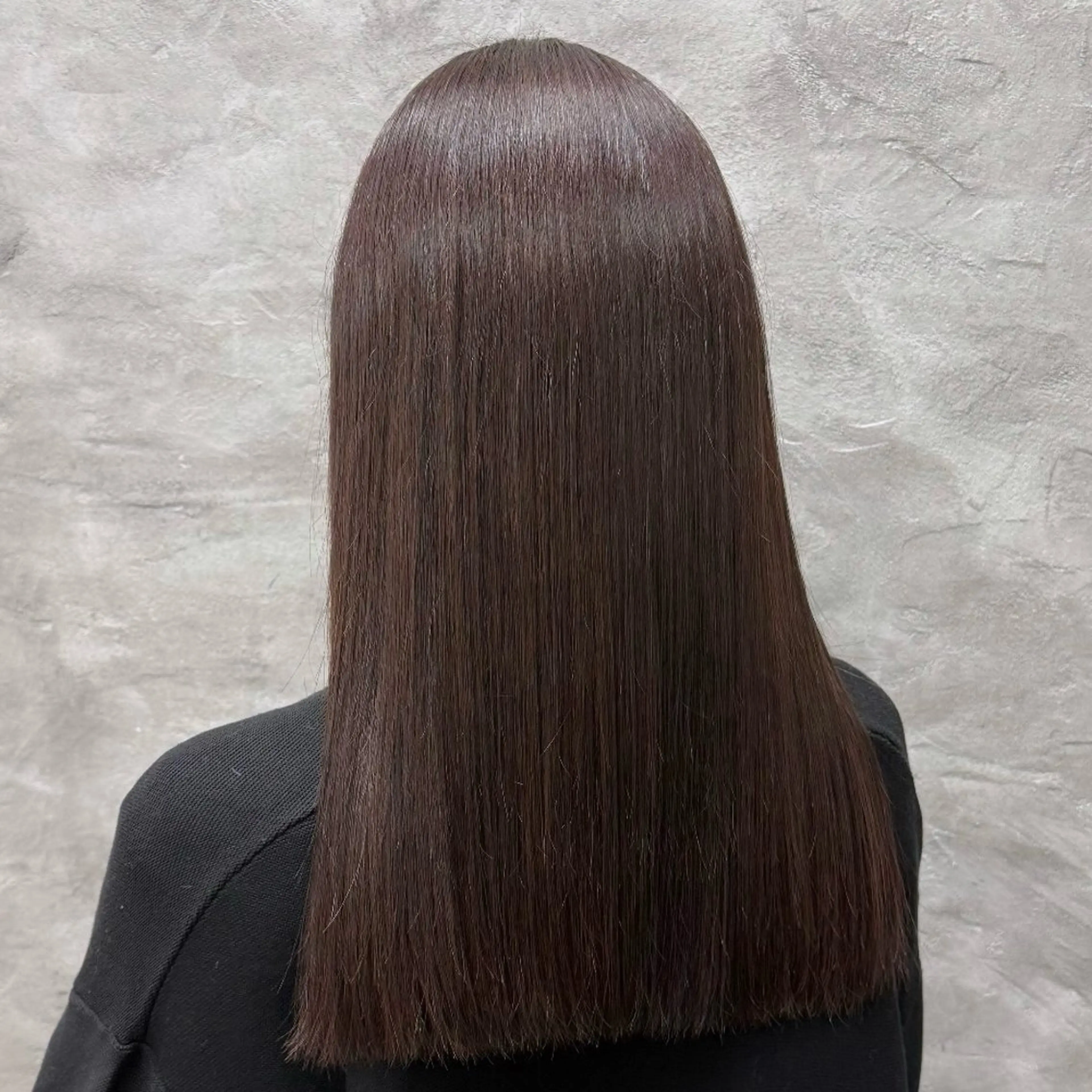 ロング カット 縮毛矯正 小島 咲音/艶カラー /酸性ストレートのヘアスタイル