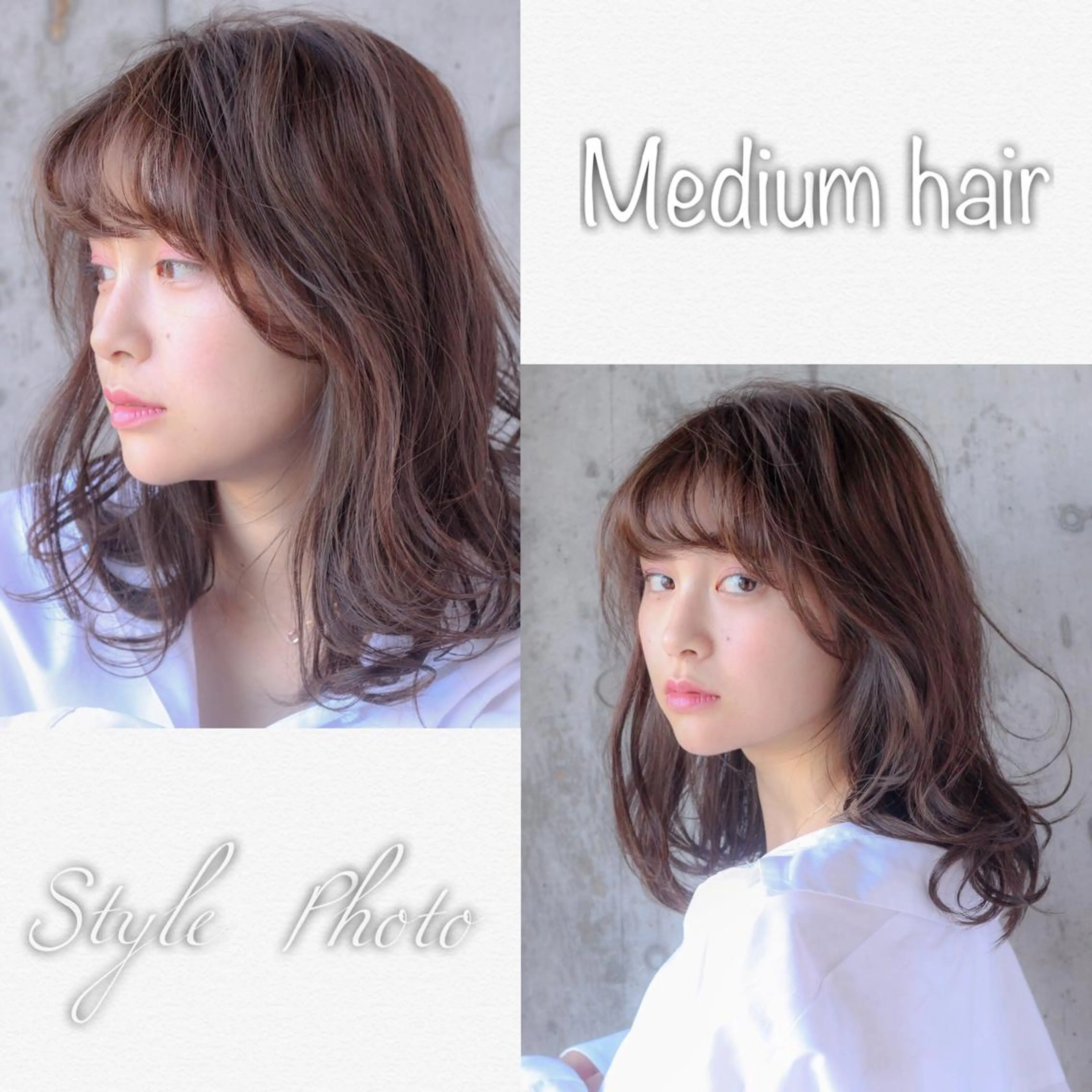 ミディアム カラー パーマ 顔周りレイヤー/ボブ 銀座✨中野まさひろのヘアスタイル