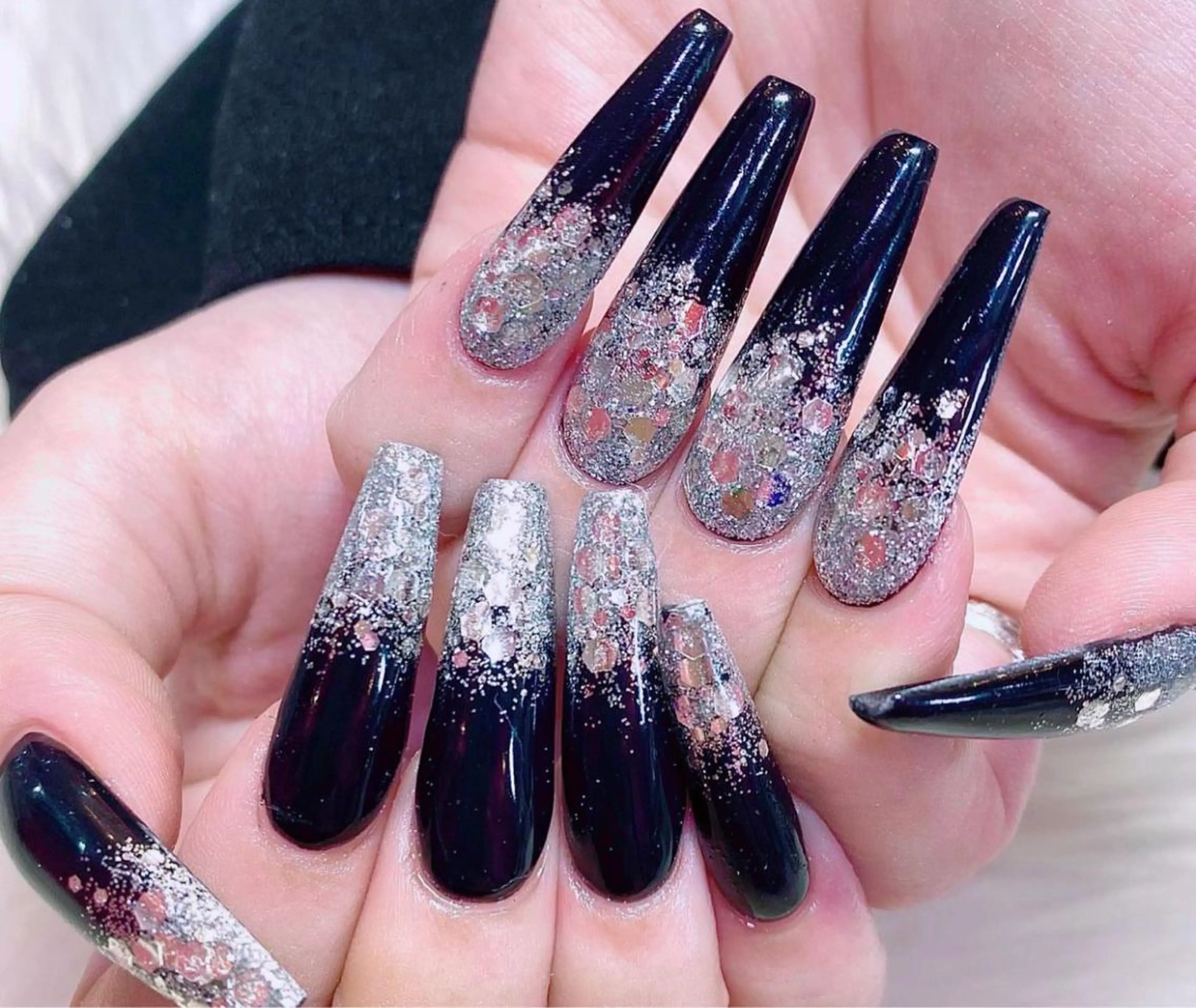 ネイル 成人式 スカルプネイル NAILSGOGO shibuyaのネイルデザイン