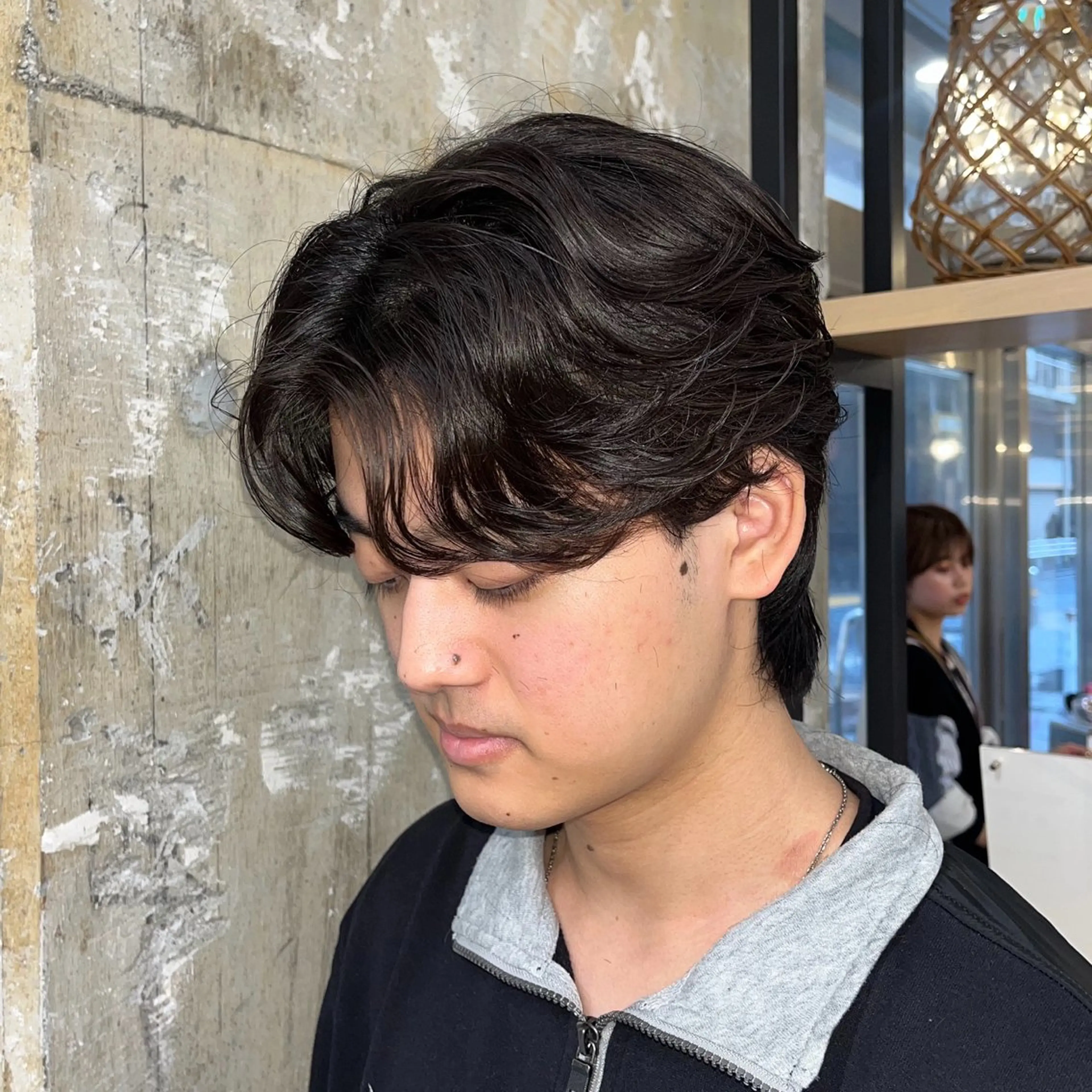 パーマ ニュアンスパーマ 曲がる縮毛矯正　爲石のヘアスタイル