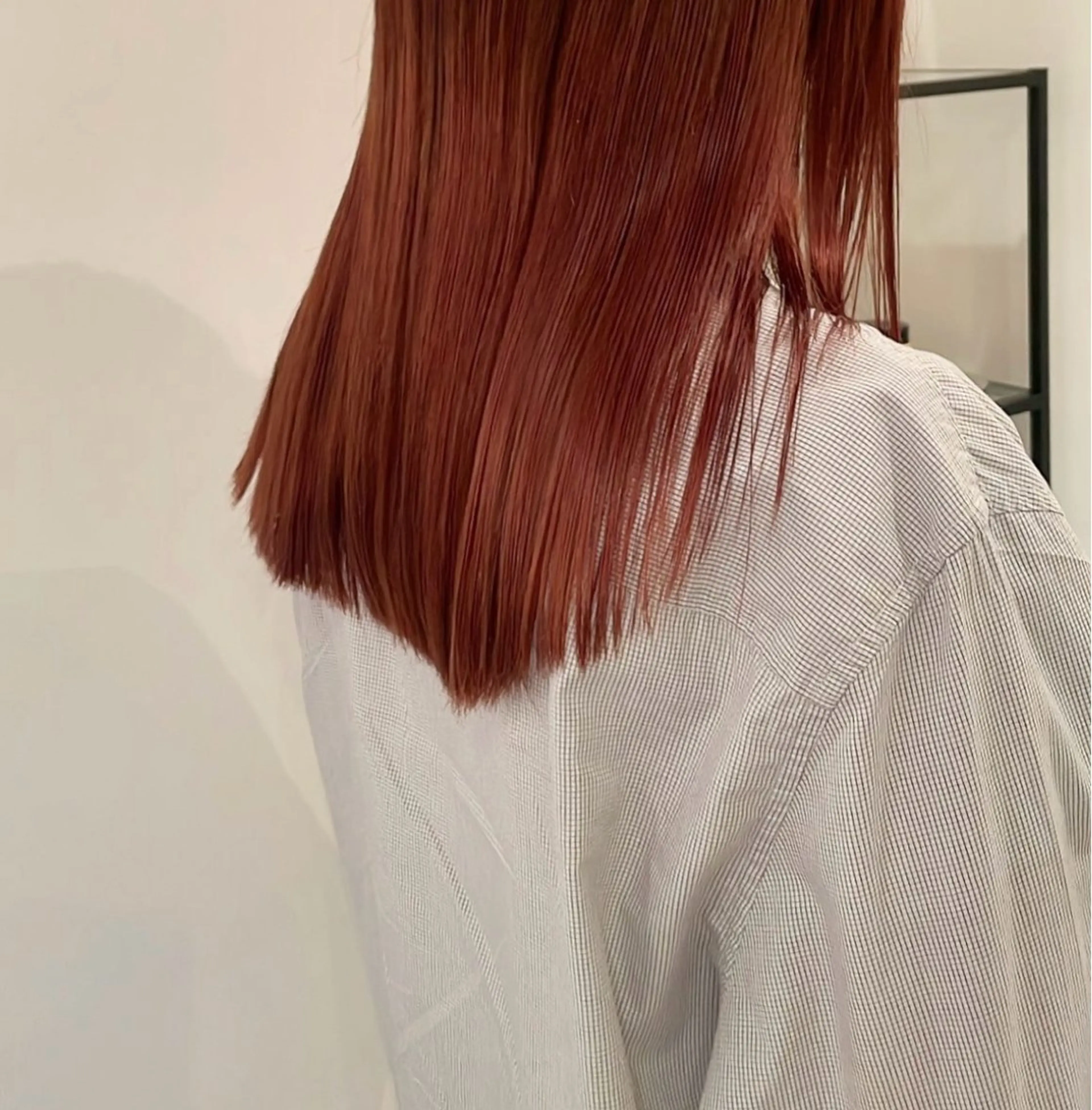 カラー ブラウンカラー オレンジ オレンジブラウン rizu ボブヘアのヘアスタイル