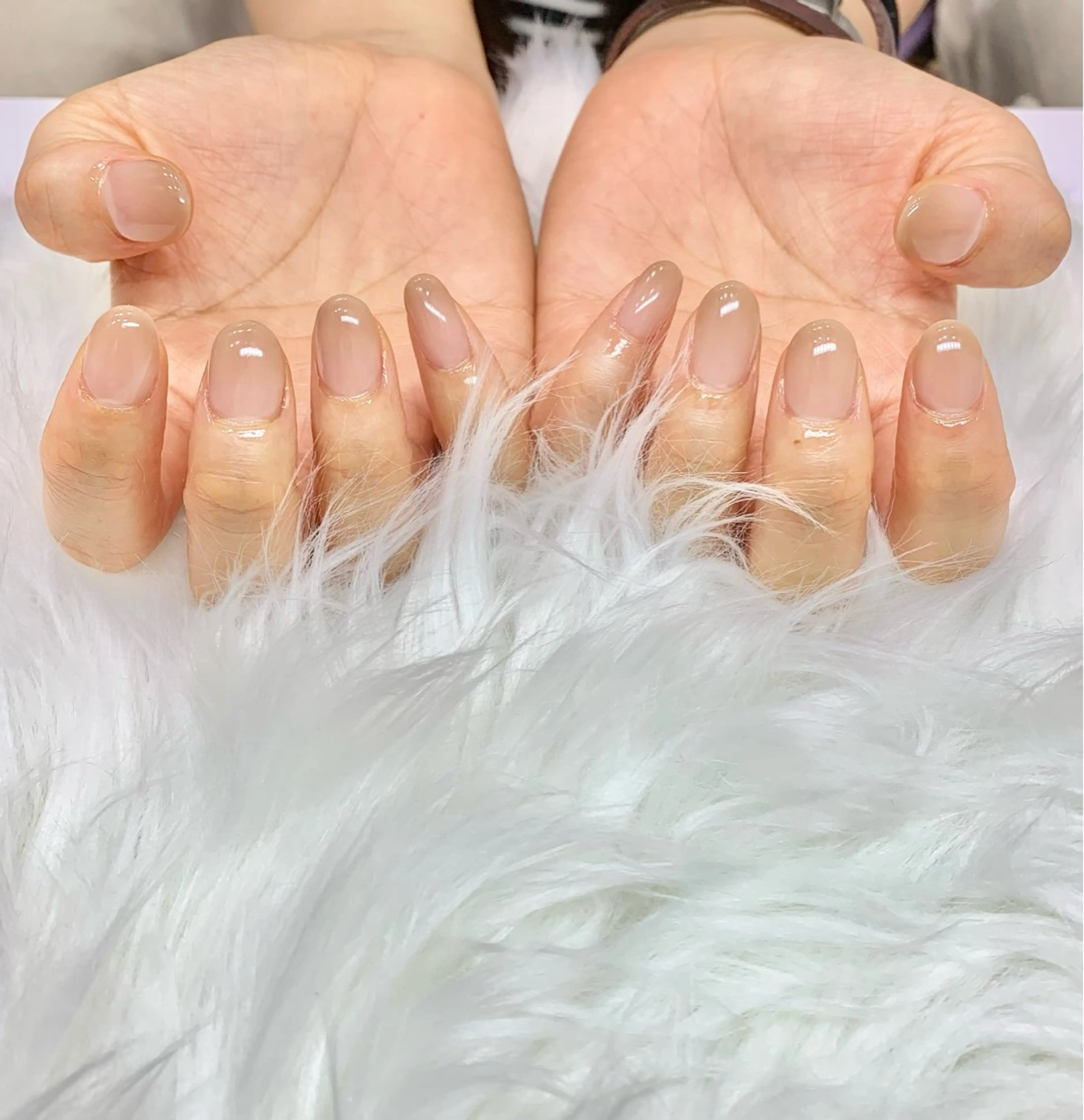 ネイル フレンチネイル グラデーション キラキラネイル 韓国ネイル マグネットネイル Angie Nail所属・Angie Nail CHIYURIのネイルデザイン