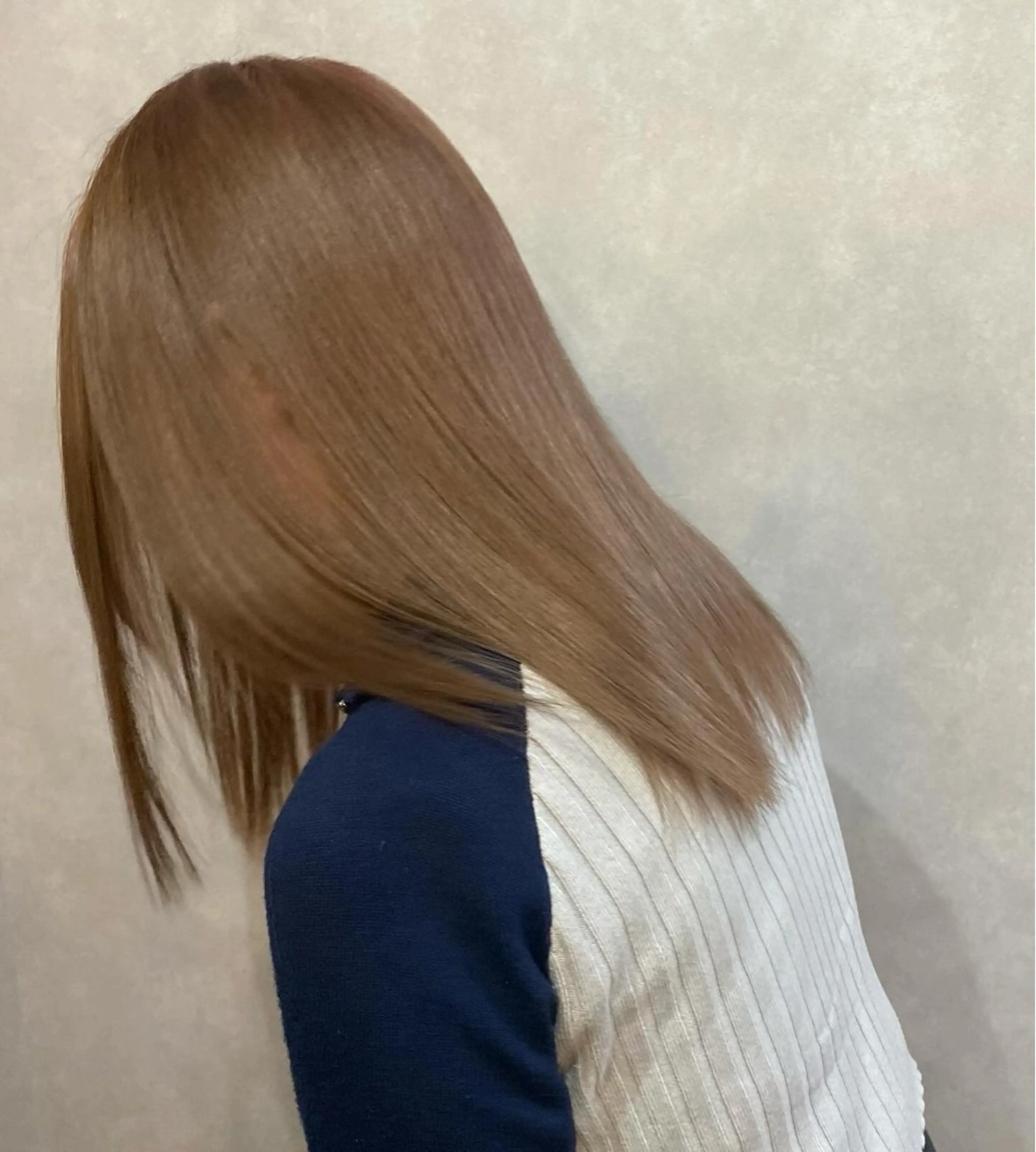セミロング カラー ヘアカラー トリートメント くすみカラー♡ Yuukaのヘアスタイル