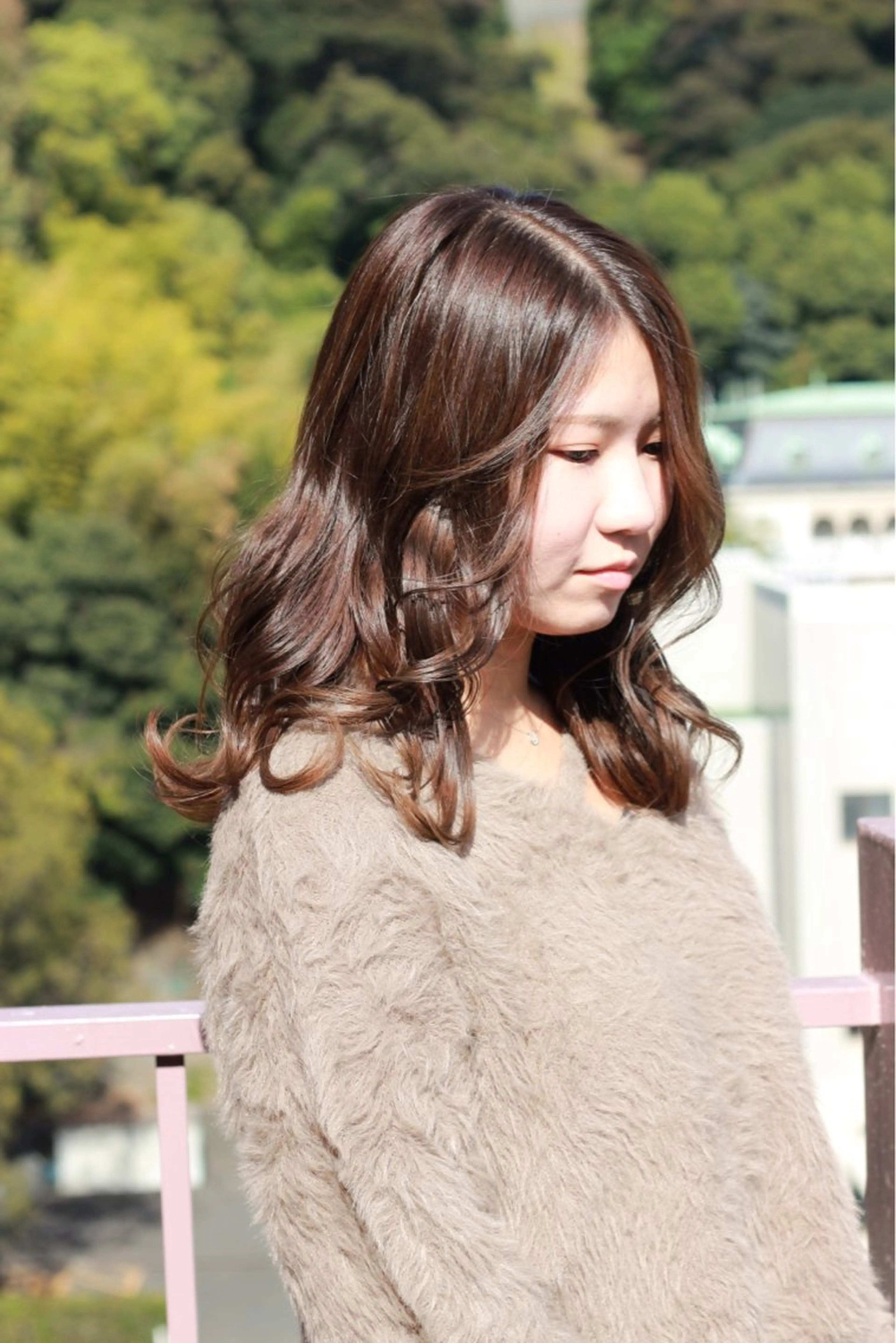 セミロング カラー ベージュカラー ブリーチ ハイトーンカラー ハイトーンベージュ ブリーチなしカラー カット ヘアカラー トリートメント Viage （ビアージュ）のヘアスタイル
