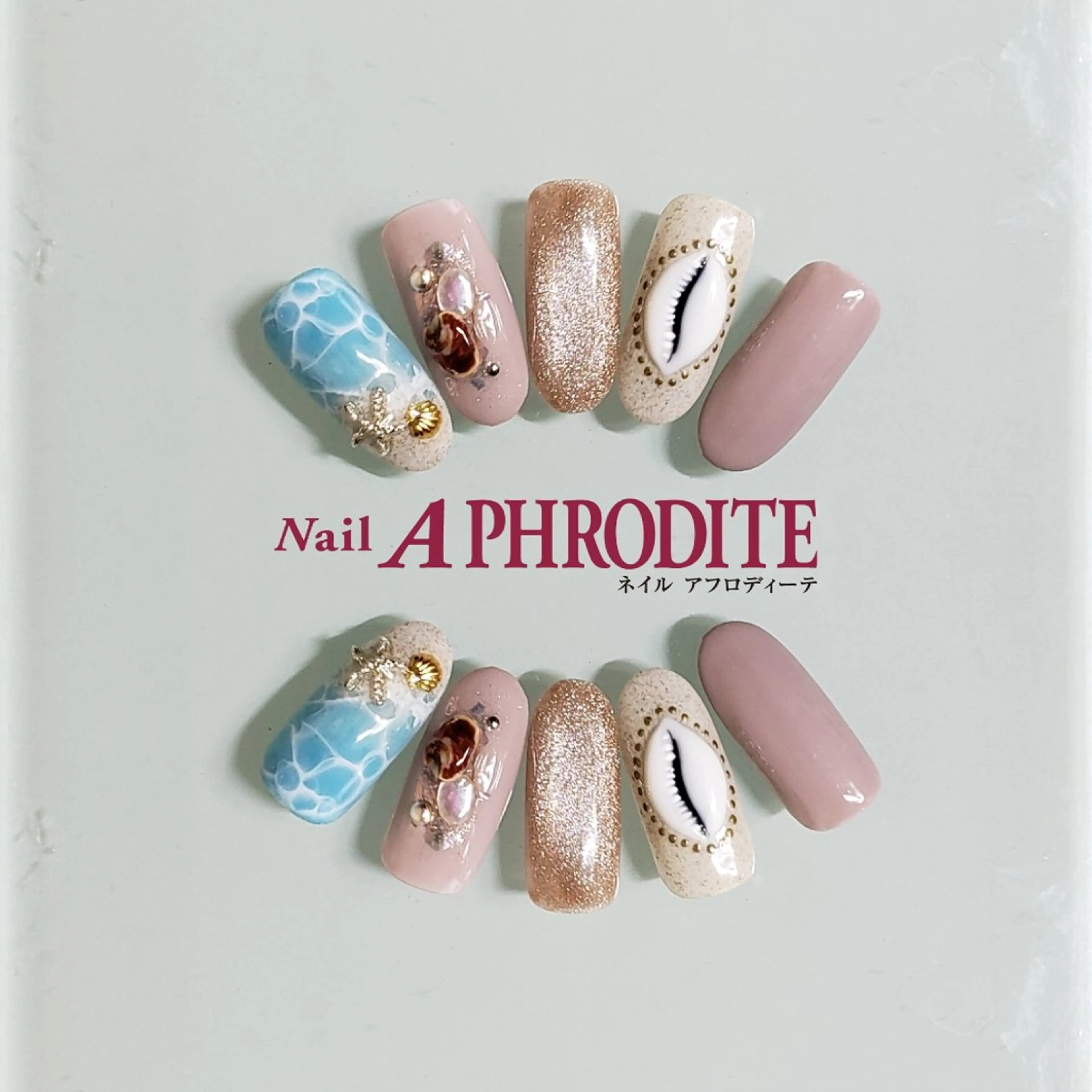ネイル ジェルネイル ニュアンスネイル スカルプネイル ソフトジェル ネイルチップ ハンドネイル Nail Aphroditeのネイルデザイン