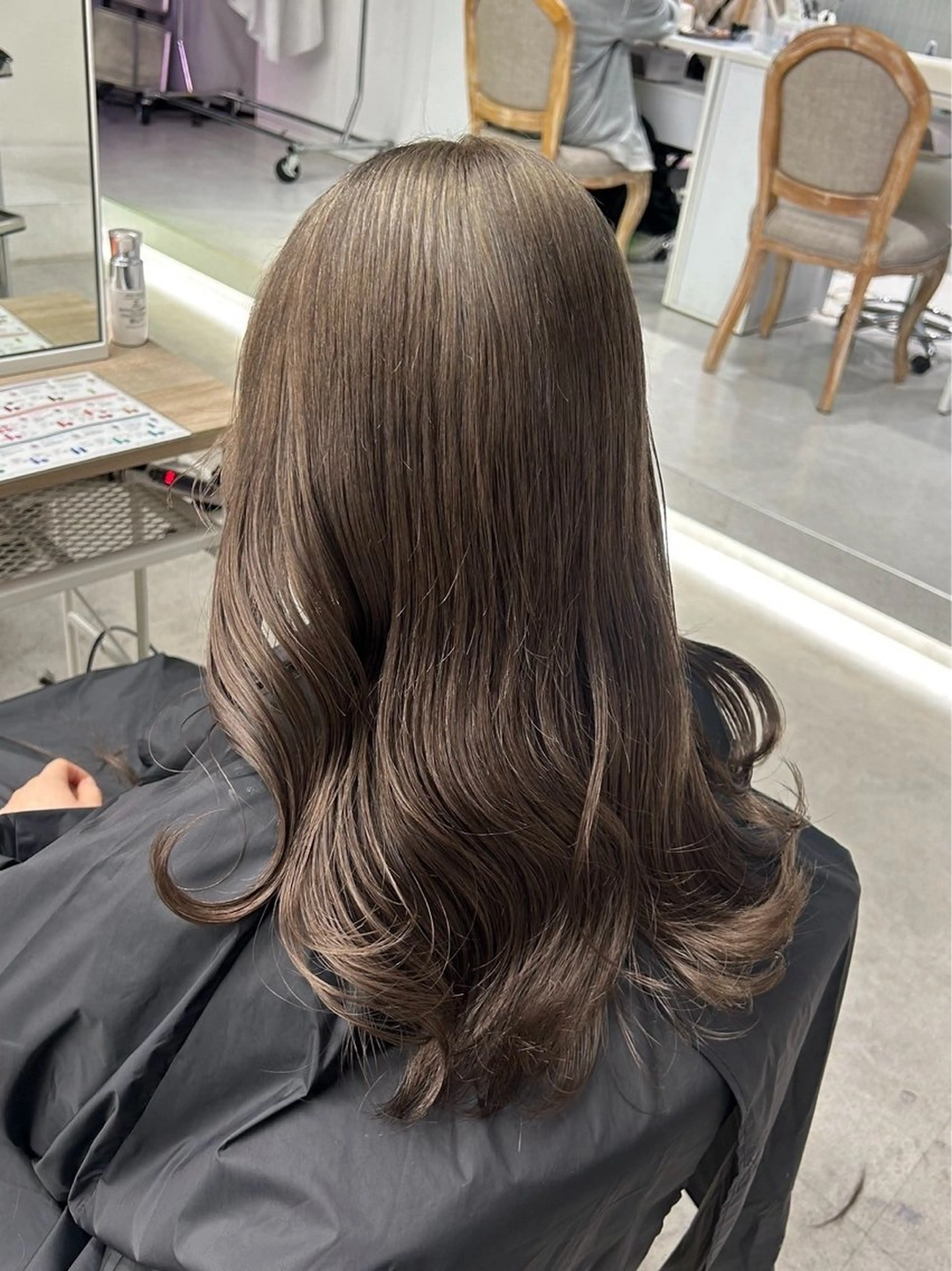 セミロング カラー セミロングパーマ バレイヤージュ ブリーチ ケアブリーチ ダブルカラー ヘアカラー シャドウパーマ/ ルーズパーマ/メンズのヘアスタイル