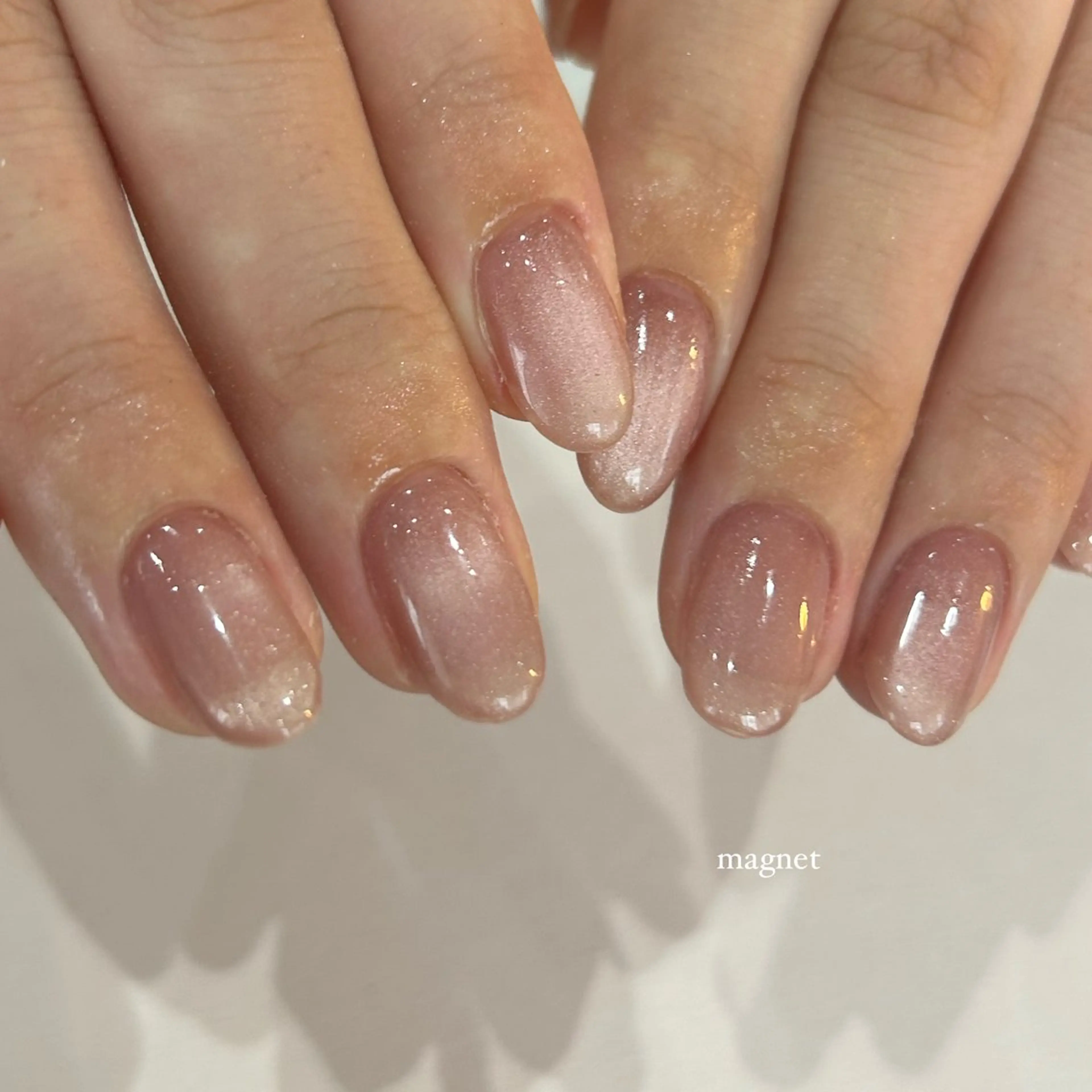 ネイル 氷ネイル・うるうるネイル マグネットネイル ハンドネイル Etel atelier.のネイルデザイン
