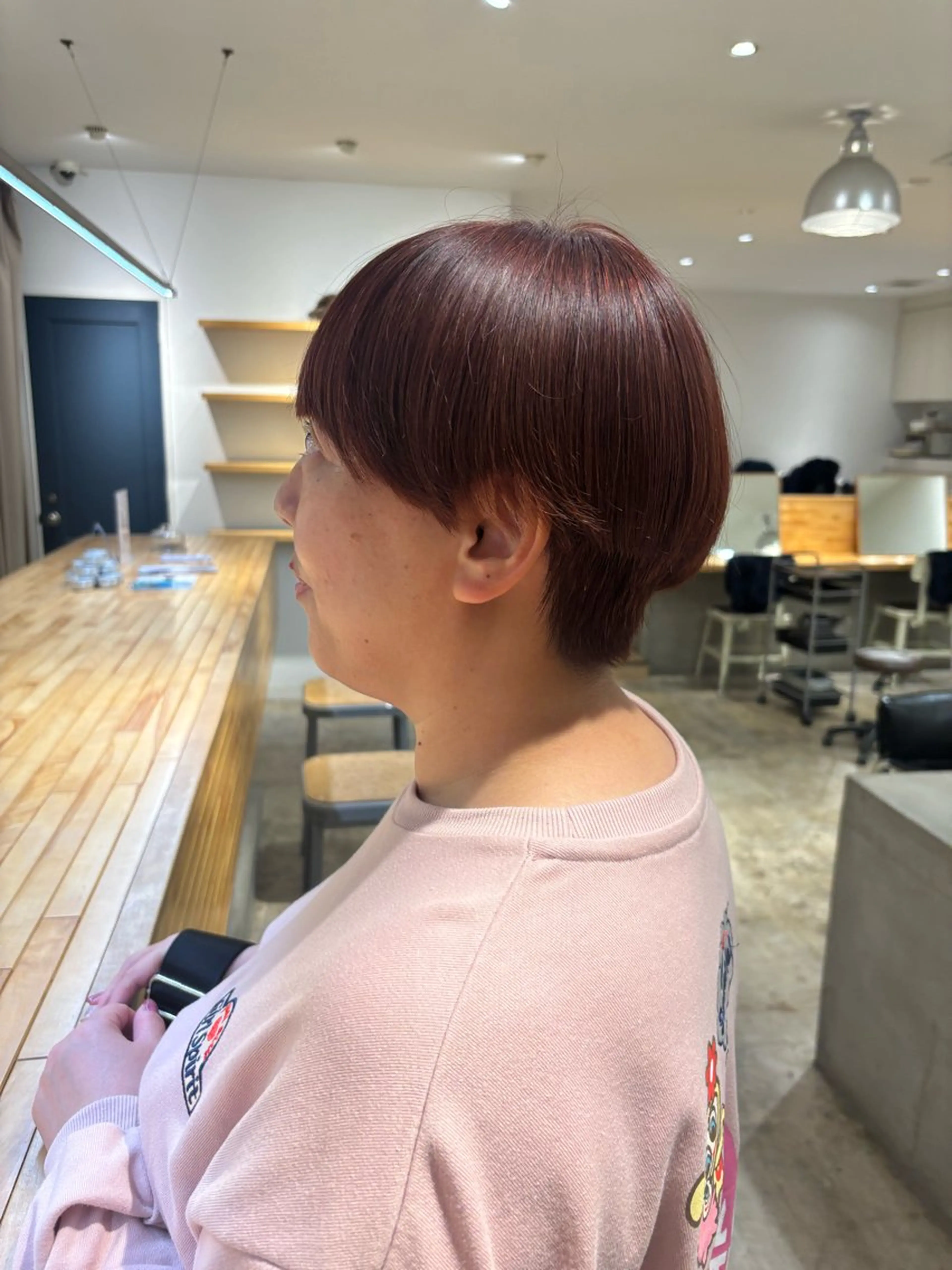 ショート ヘアカラー NAVY/ Miharuのヘアスタイル