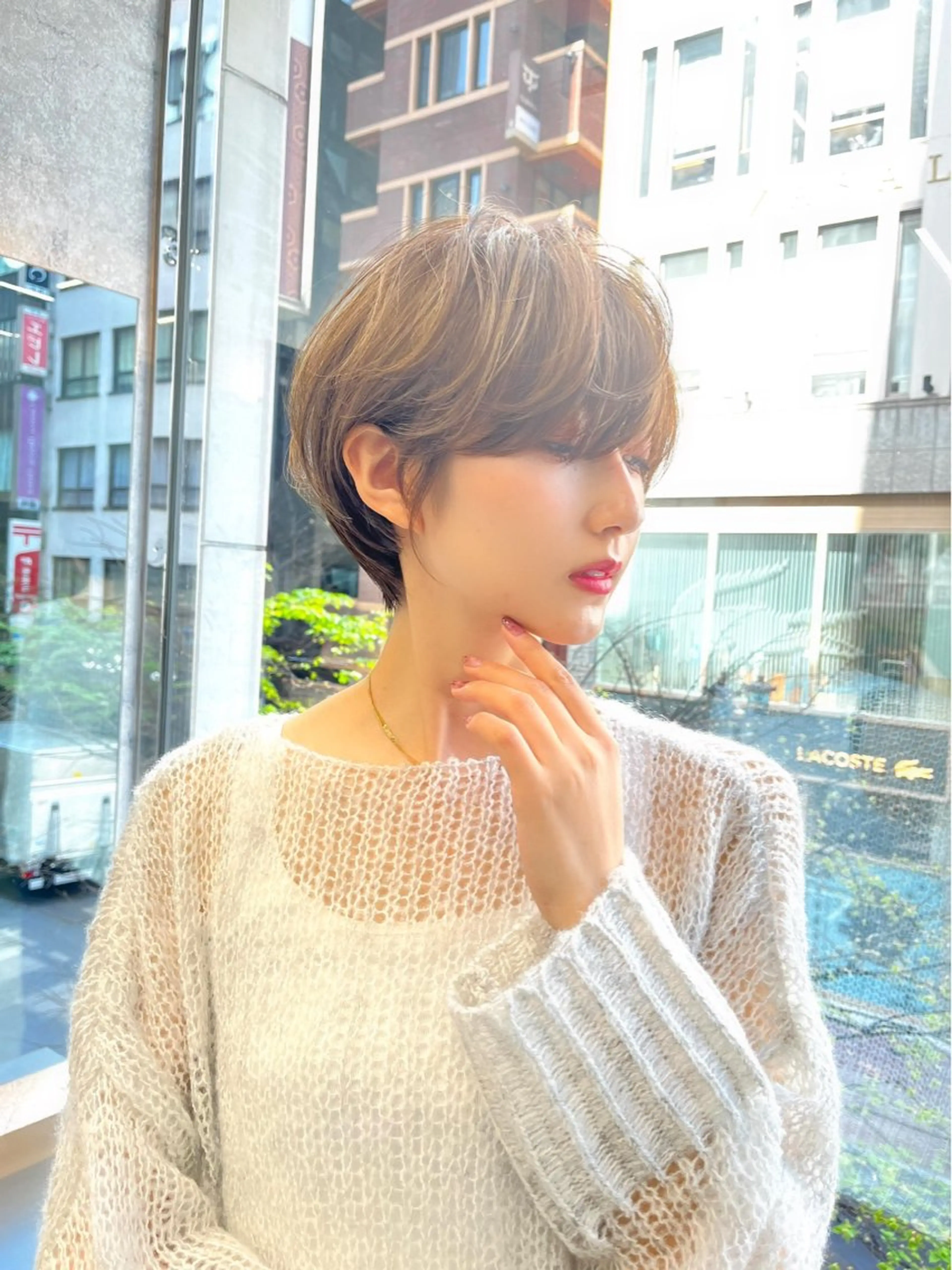 ミディアム カラー パーマ ヘアアレンジ メンズ カット ヘアカラー トリートメント modek's tokyo所属・ショートボブデザイン ☺︎shunのヘアスタイル