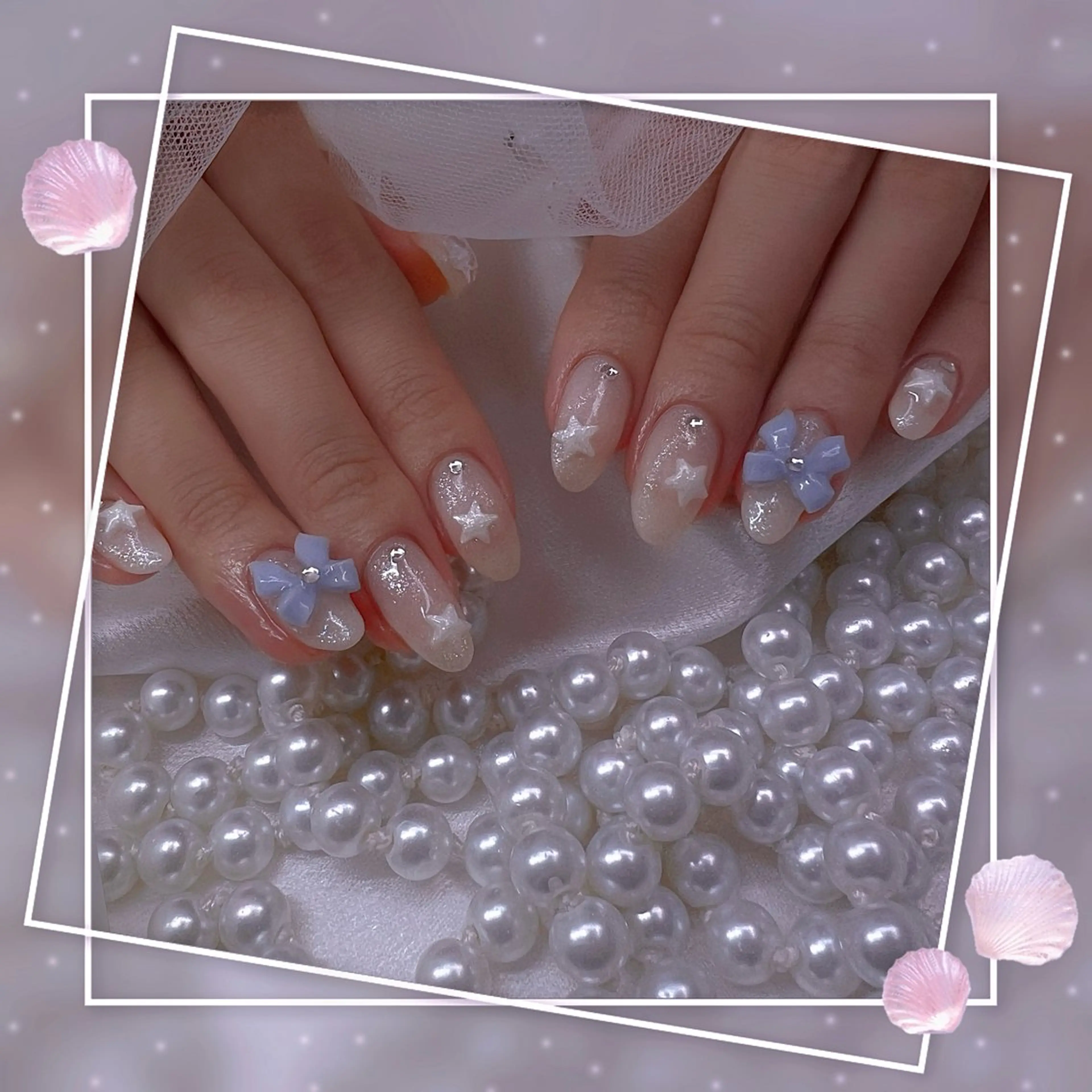 ネイル チークネイル ガーリー グラデーション マグネットネイル ピンク ハンドネイル Chill Nailsalonのネイルデザイン