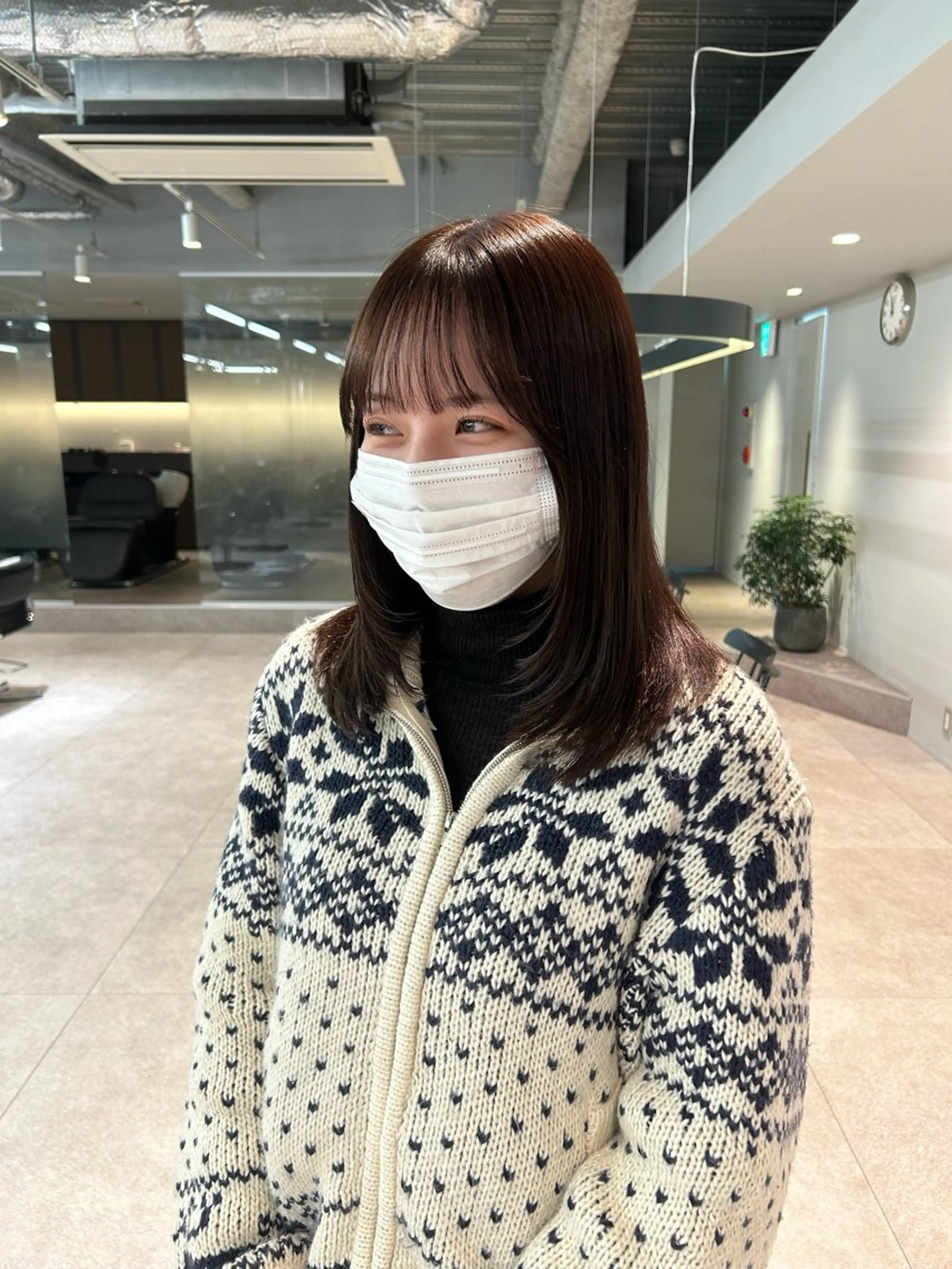 セミロング FILMS haru 暖色カラーのヘアスタイル
