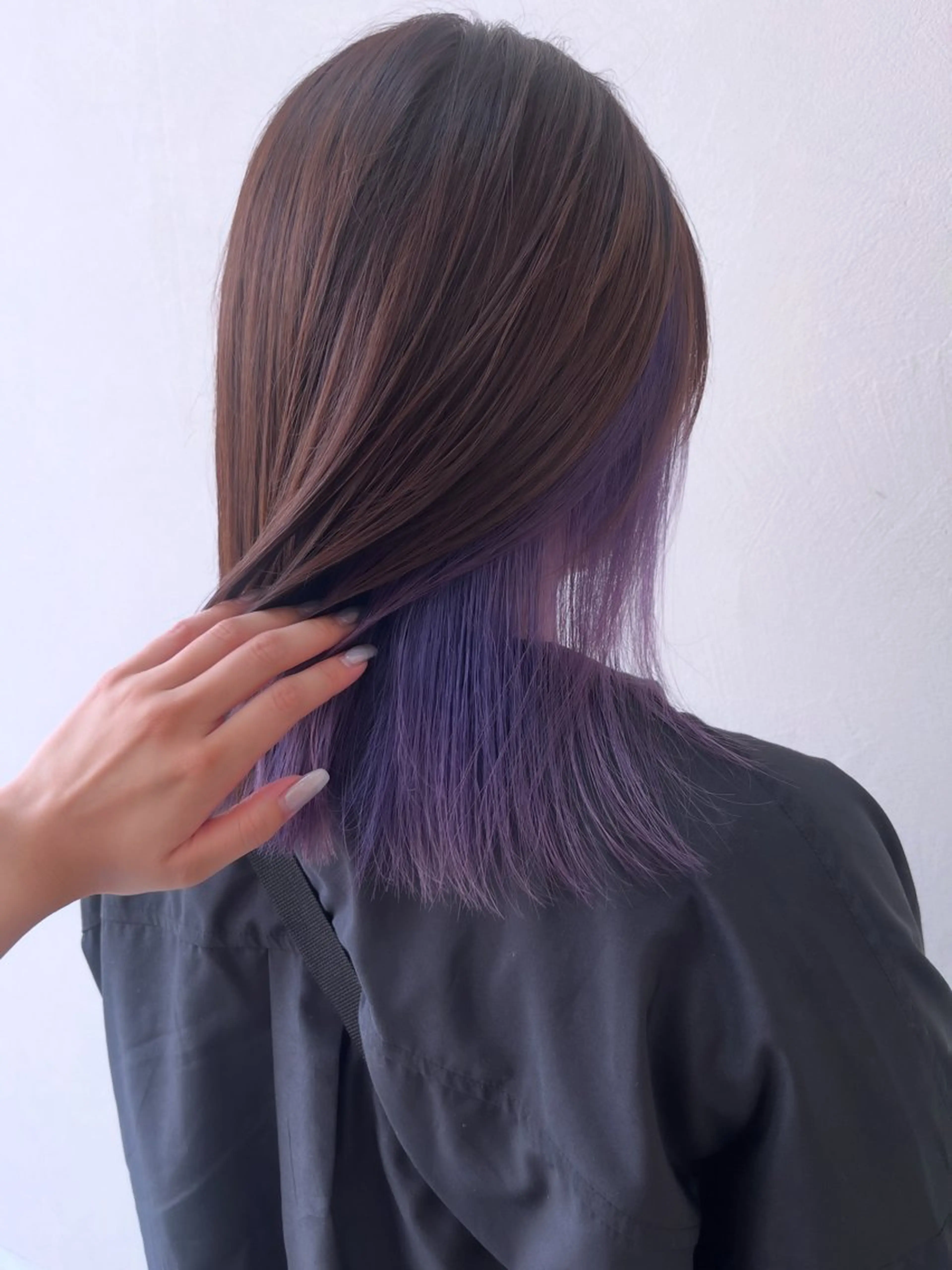 ミディアム カラー インナーカラー 透明感カラー🫧🌈 似合わせカット✂︎のヘアスタイル