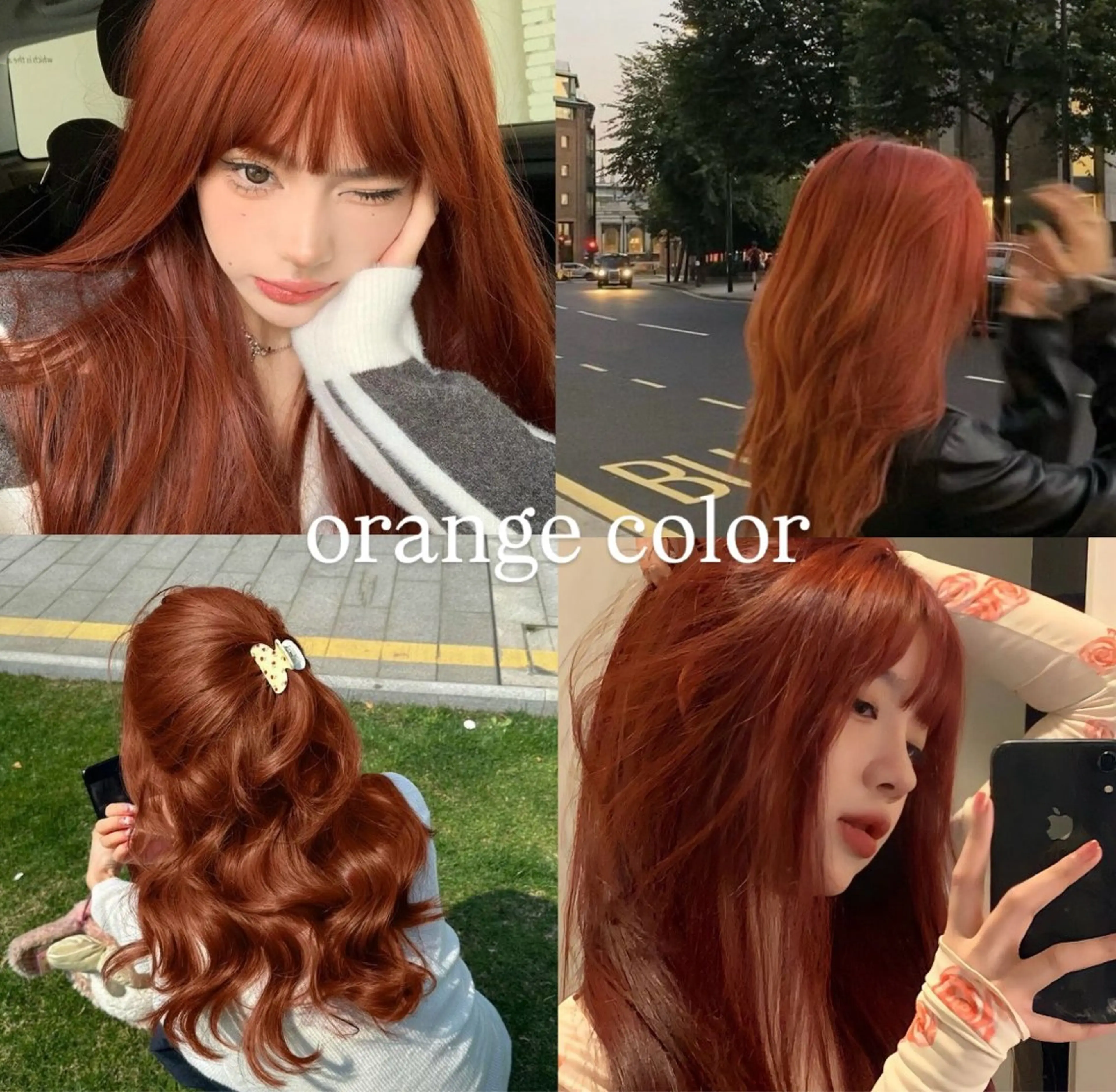 🧡🍊orangecolor🍊🧡 💭 ダブルカラーmenu 💭の写真