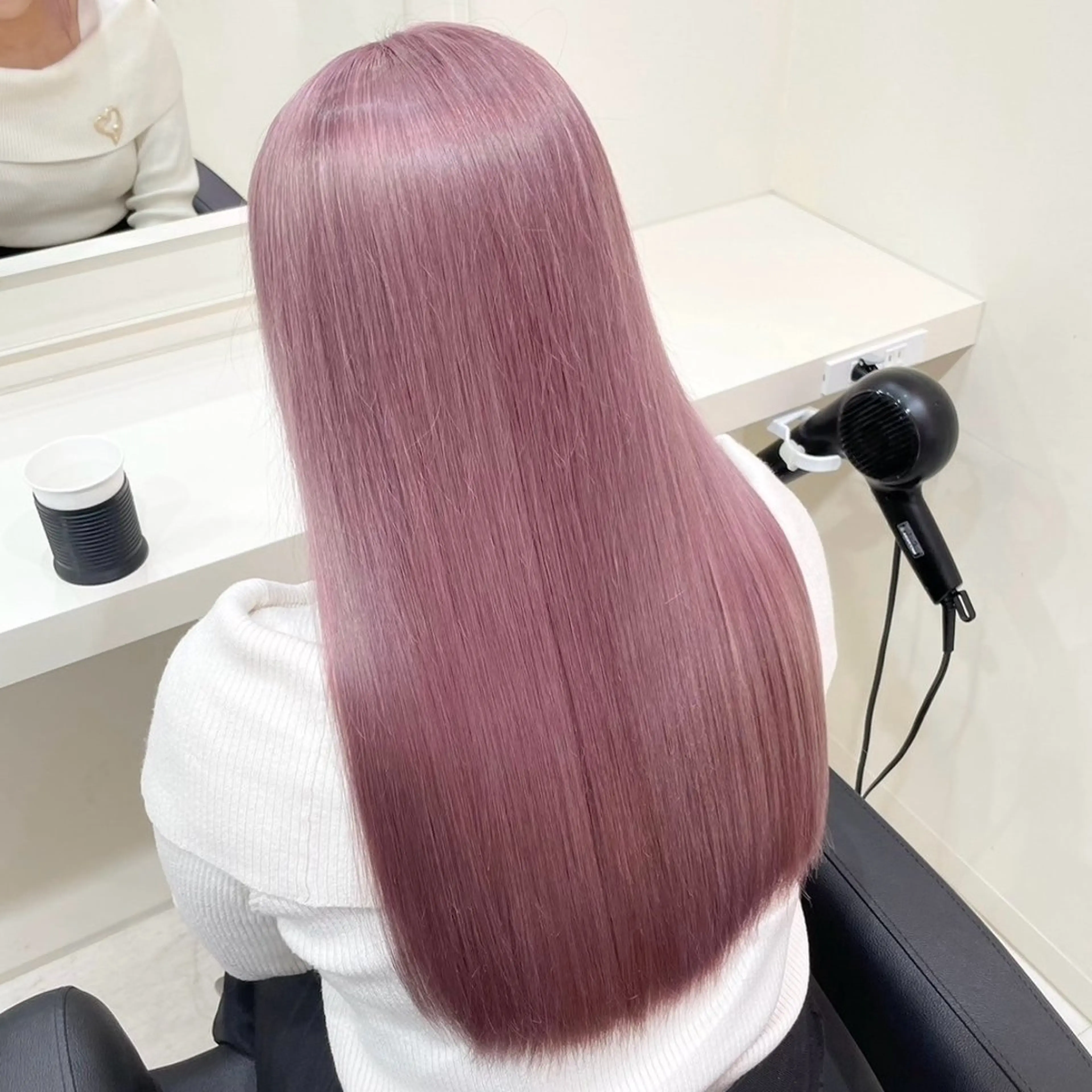 ミディアム カラー 🎀🧁ダメージレス 艶髪カラー🧁🎀のヘアスタイル