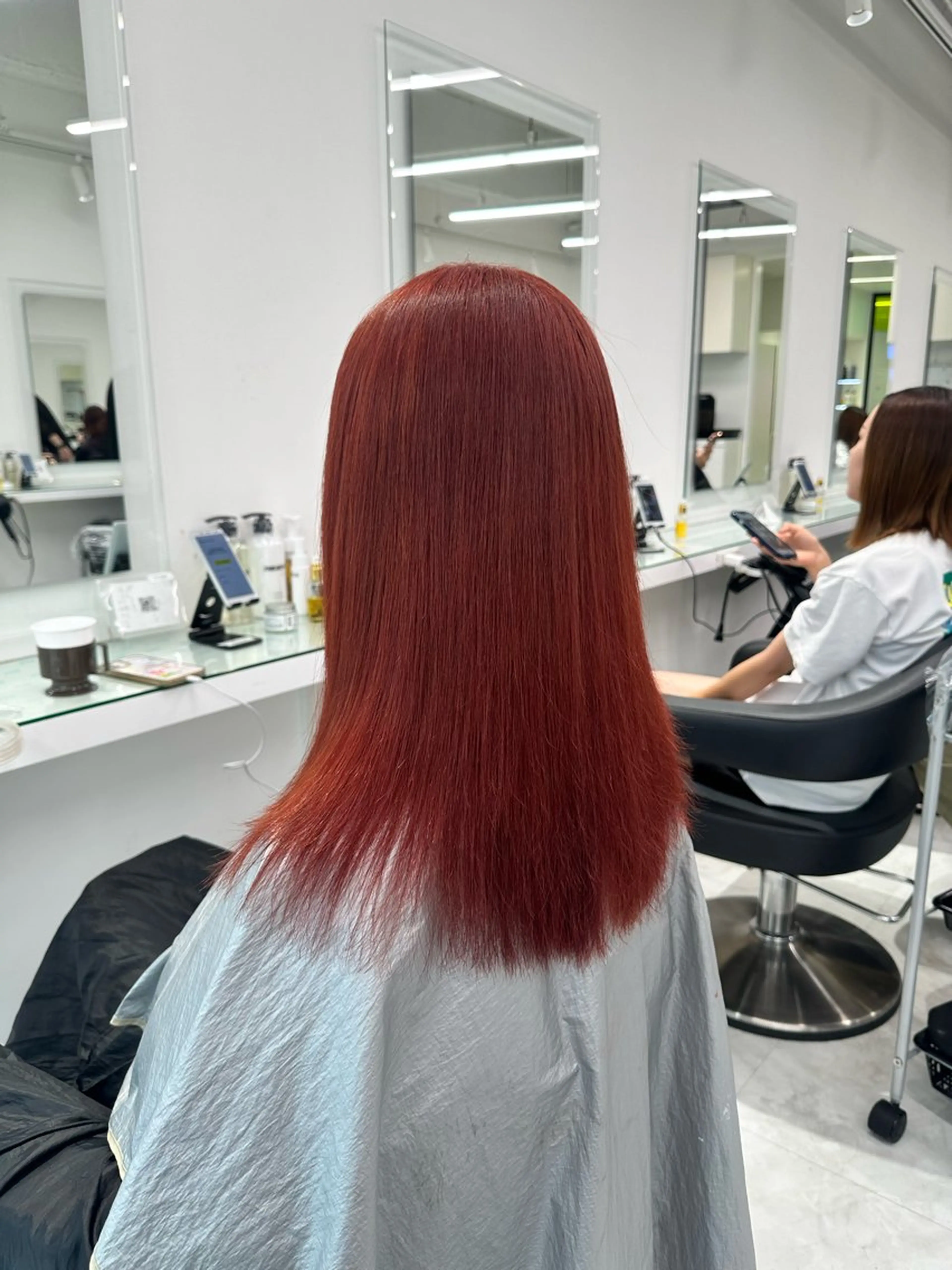 カラー マンツーマン/原宿/ 透明感カラー⭐️のヘアスタイル