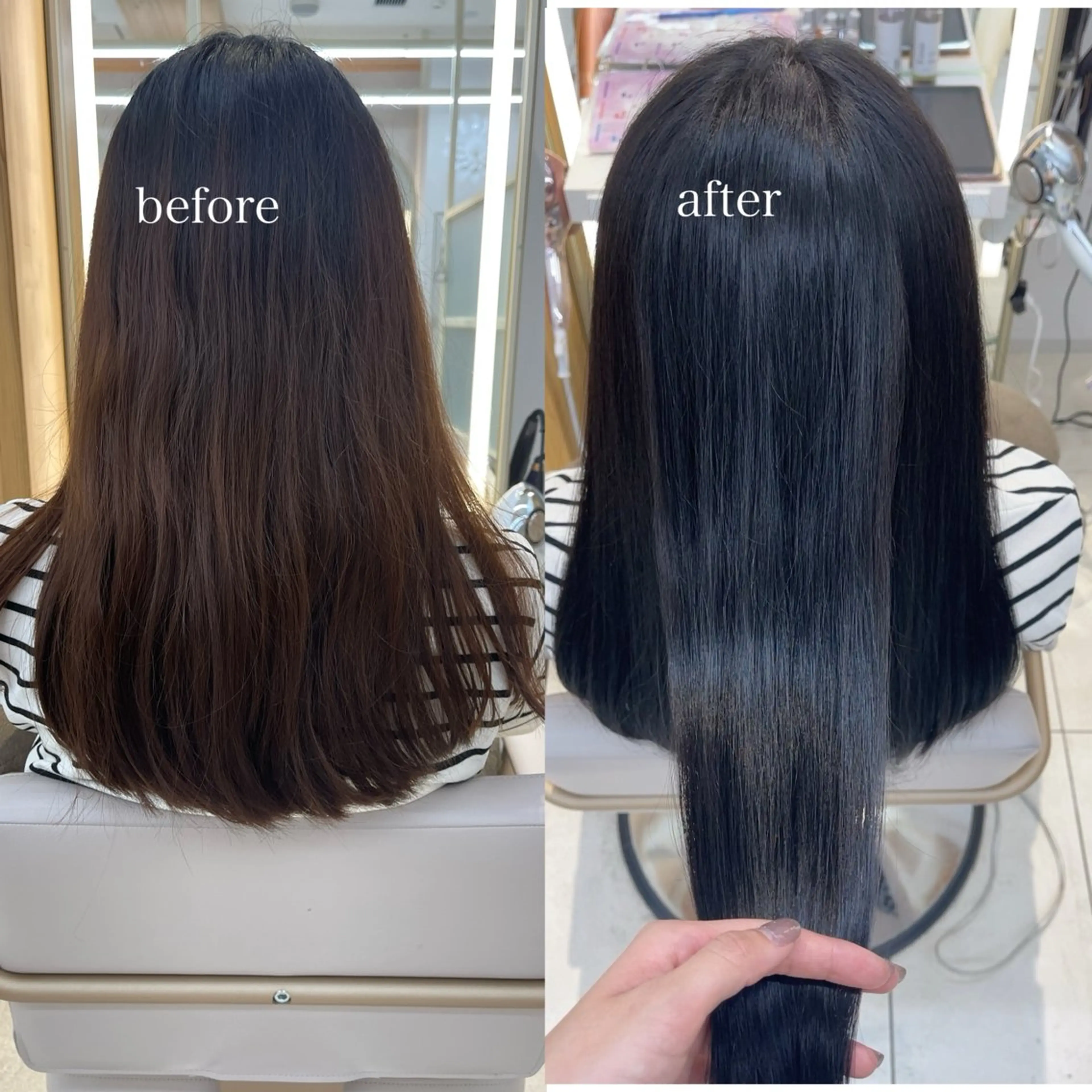 ロング カラー トリートメント Hina🤎ベージュ 、グレージュ🤎のヘアスタイル