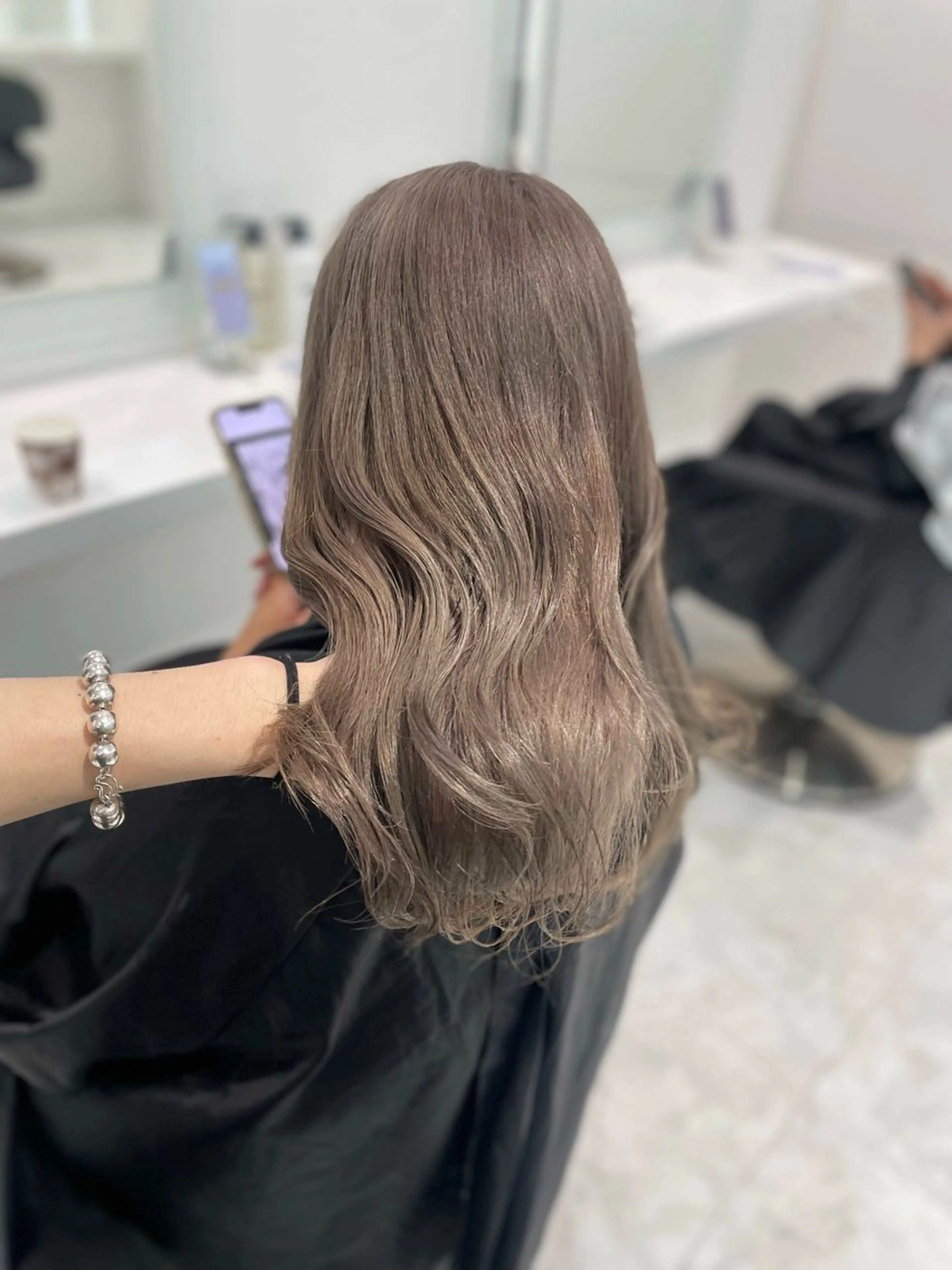 セミロング カラー 🌿透明感赤み消し Keishin🌿のヘアスタイル