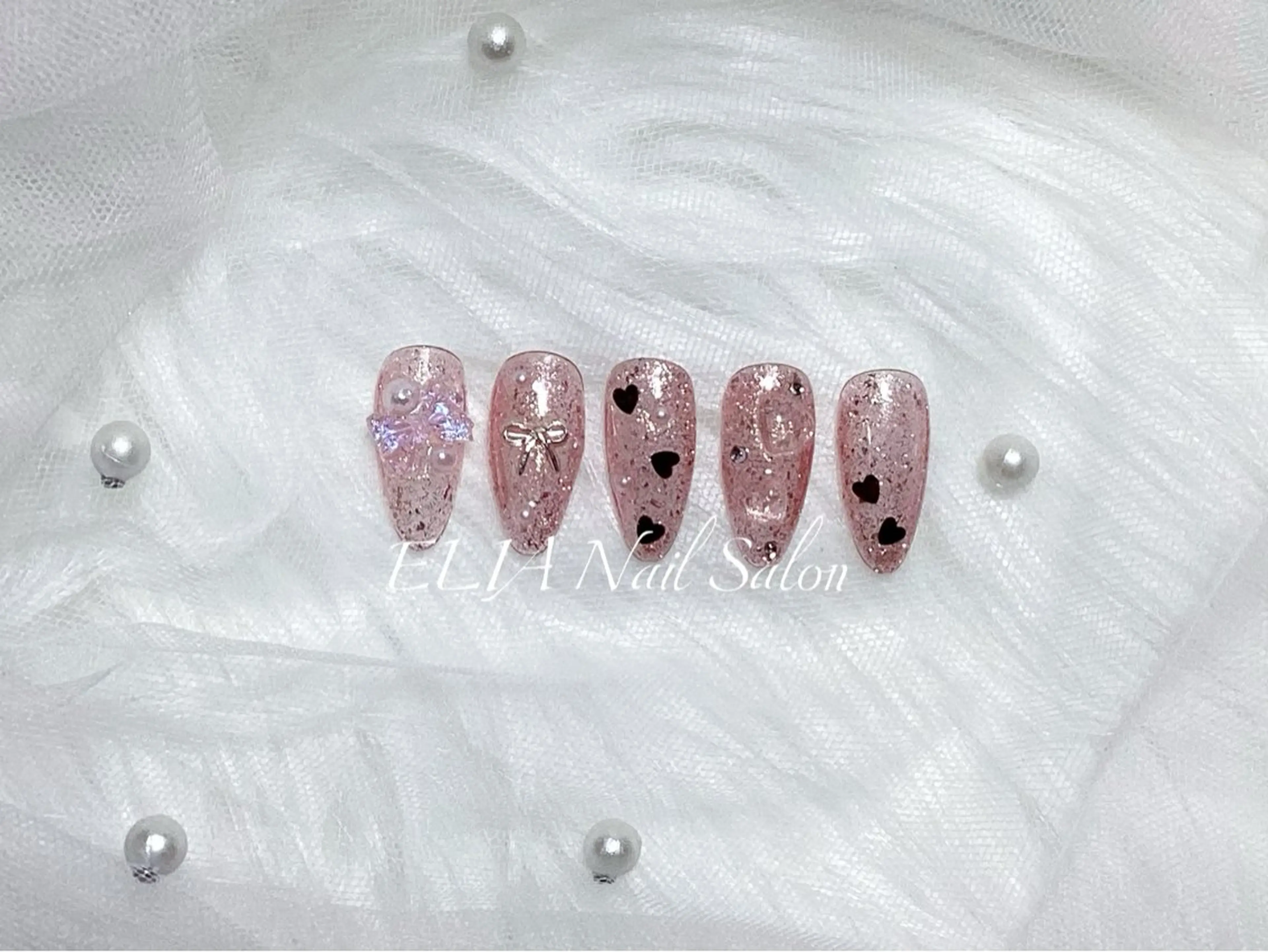 ミディアム ハンドネイル ELIA【エリア】 nailsalonのネイルデザイン