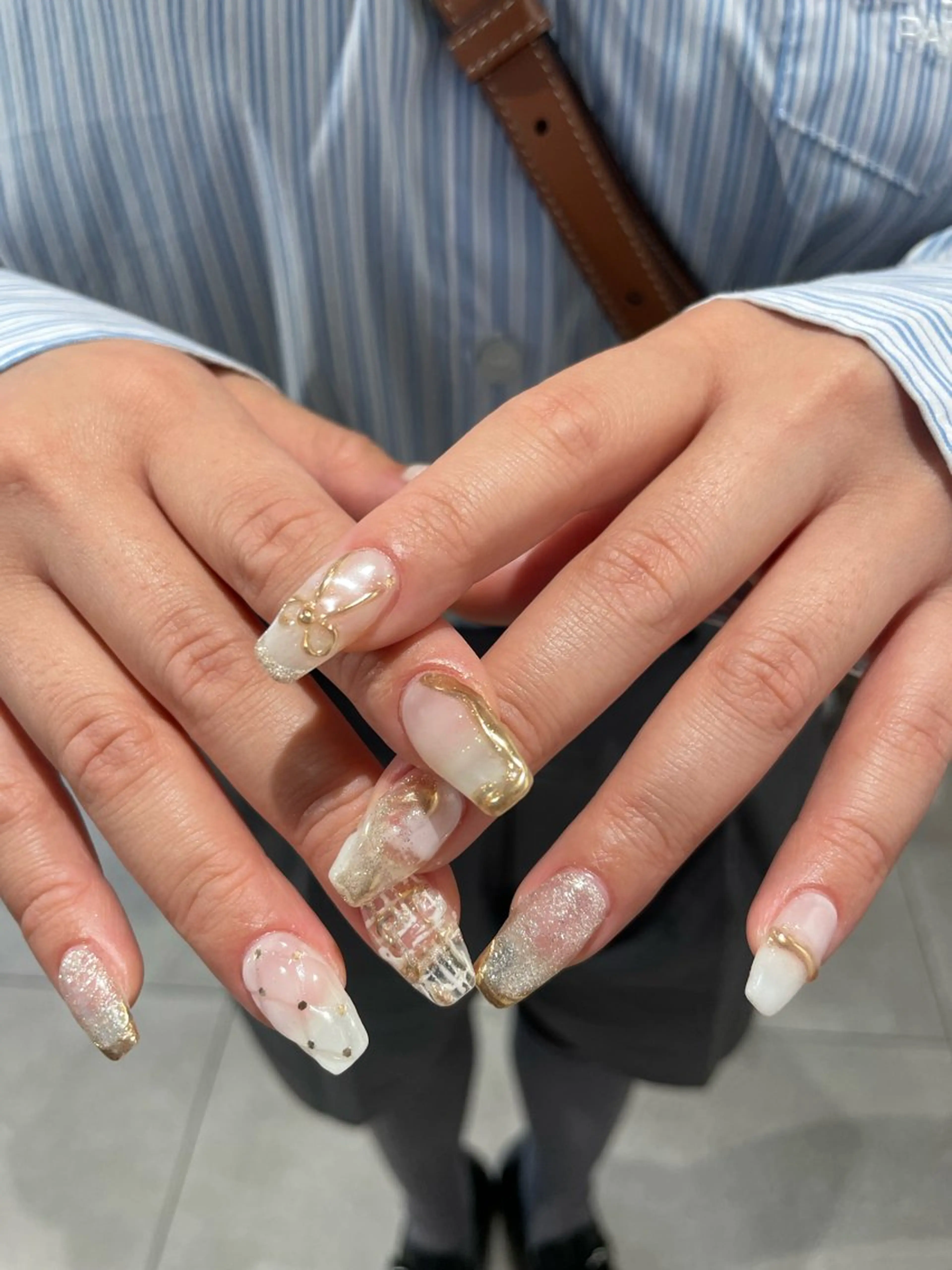 ネイル ハンドネイル 【淡色color/ nail】maikoのネイルデザイン