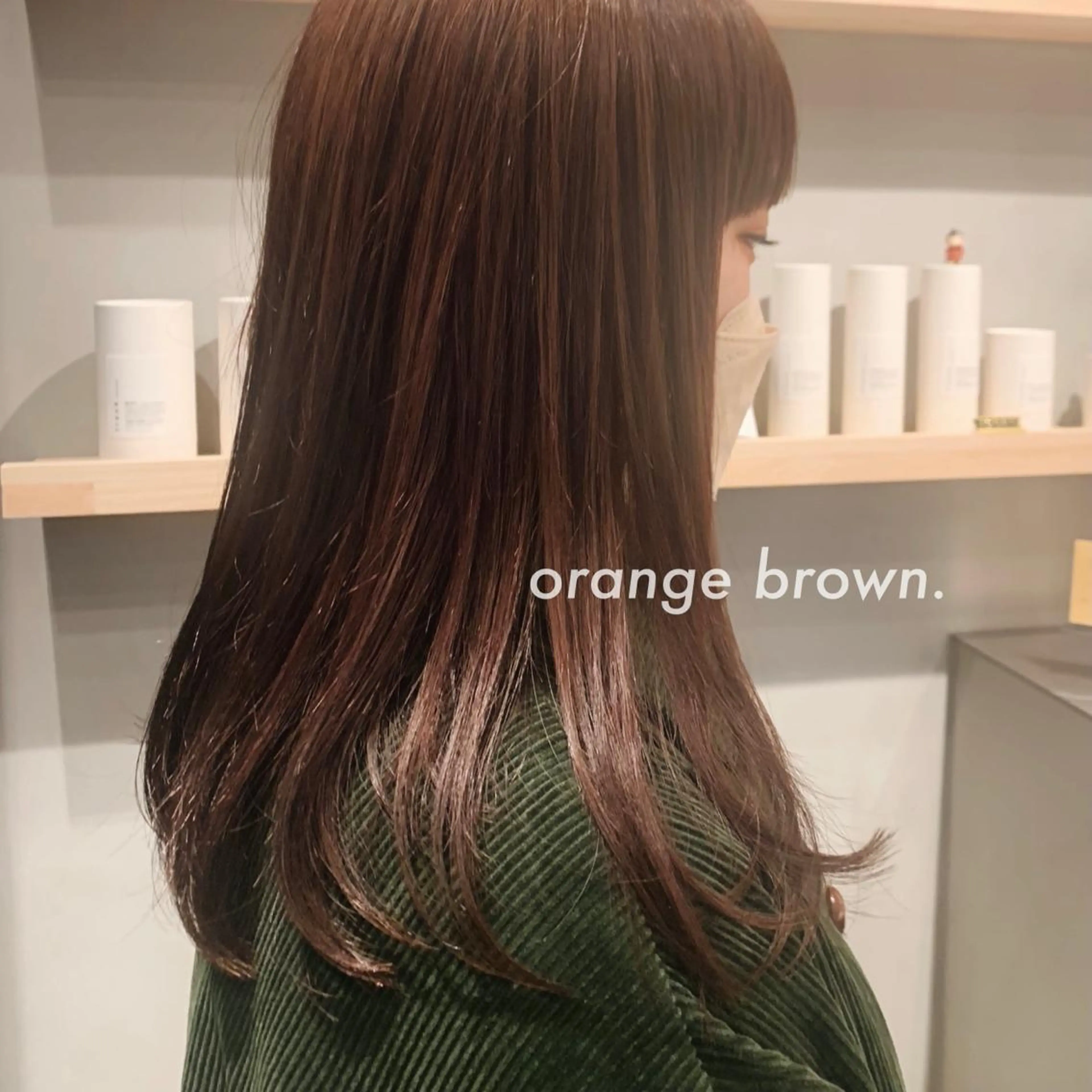 ロング カラー カット ヘアカラー トリートメント RINA🧤 デザインとボブのヘアスタイル