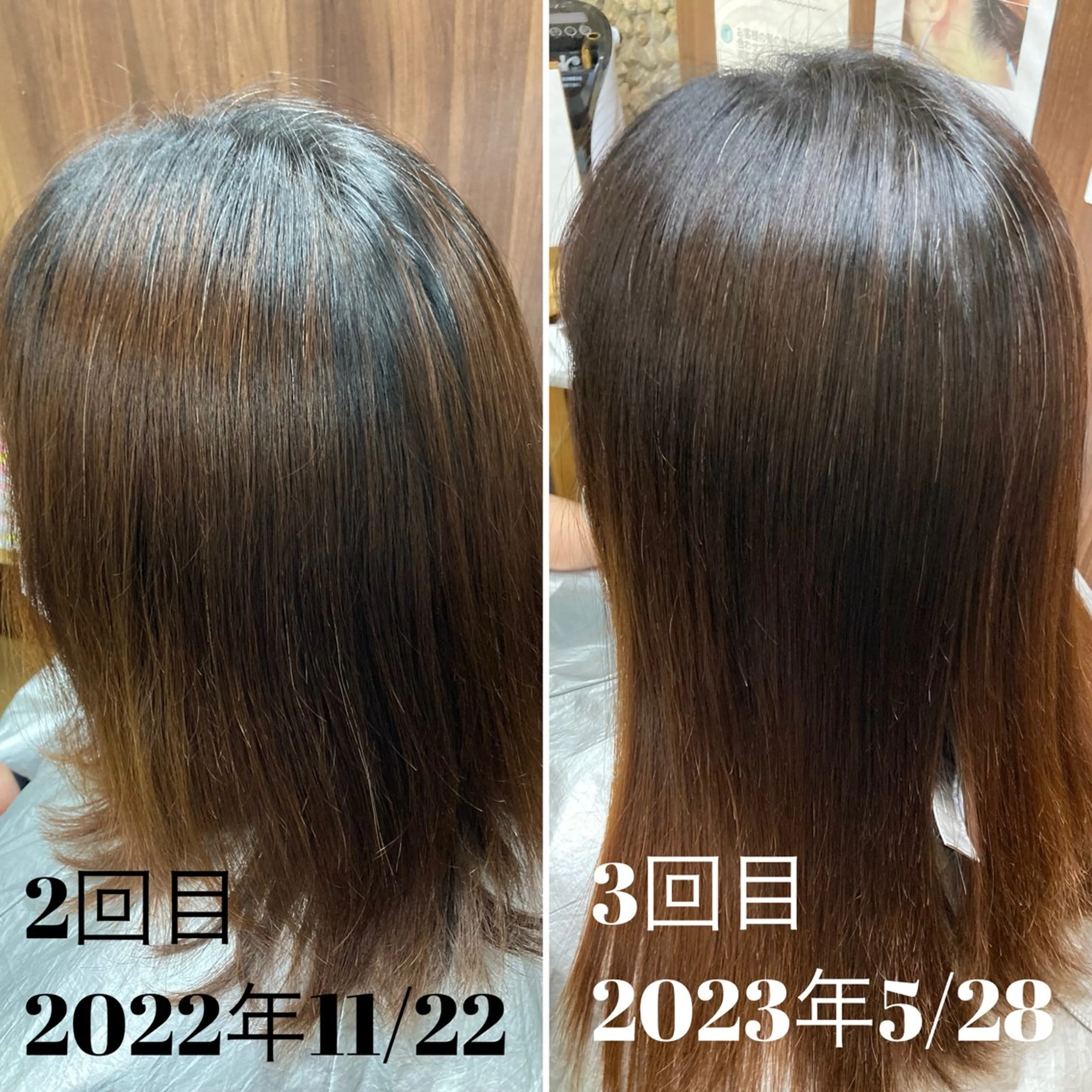 セミロング katae sayoriのヘアスタイル