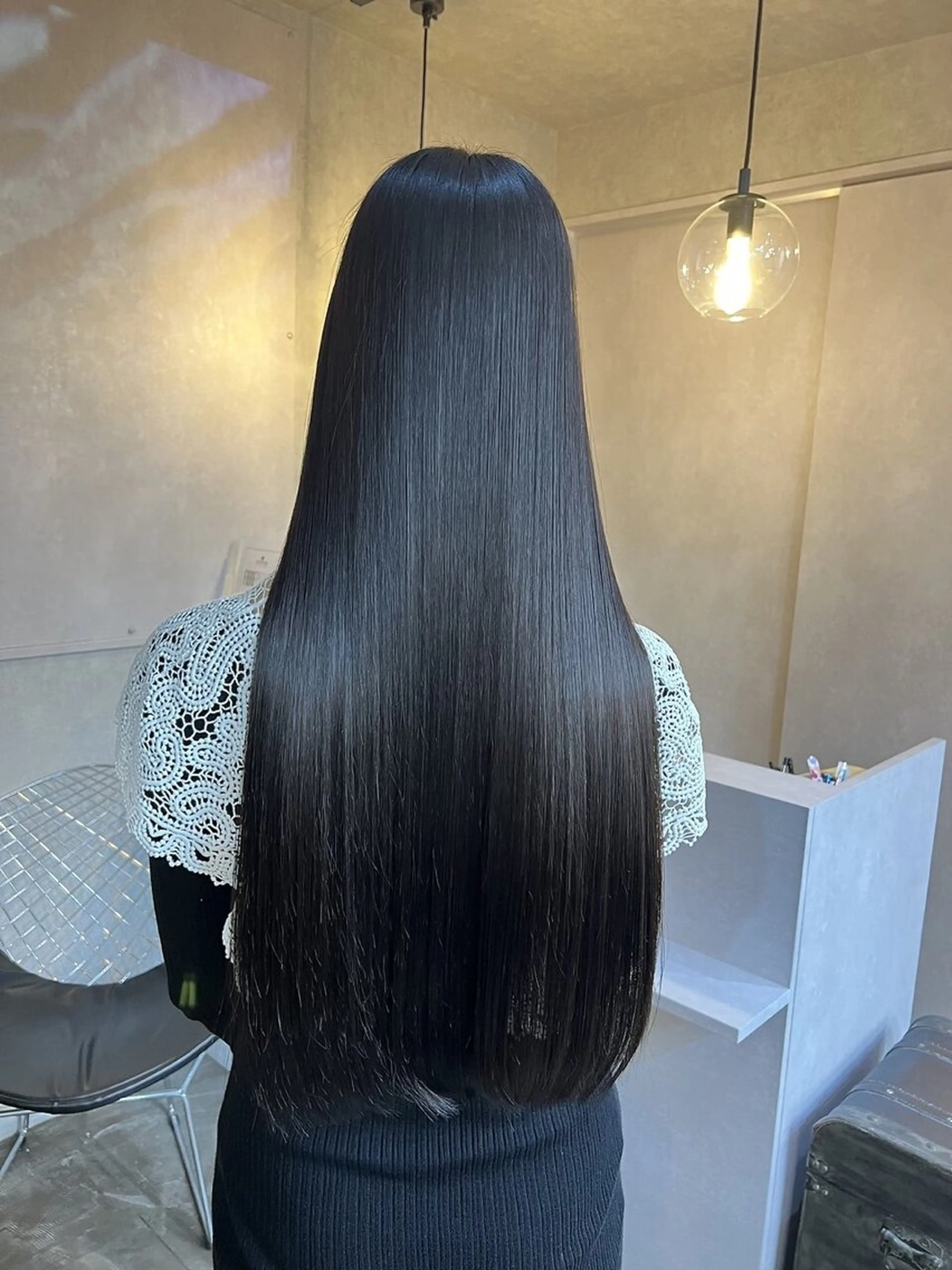 セミロング 髪質改善 韓国風ヘア トリートメント トリートメント [表参道/透明感 /モテHAIR/駿太のヘアスタイル